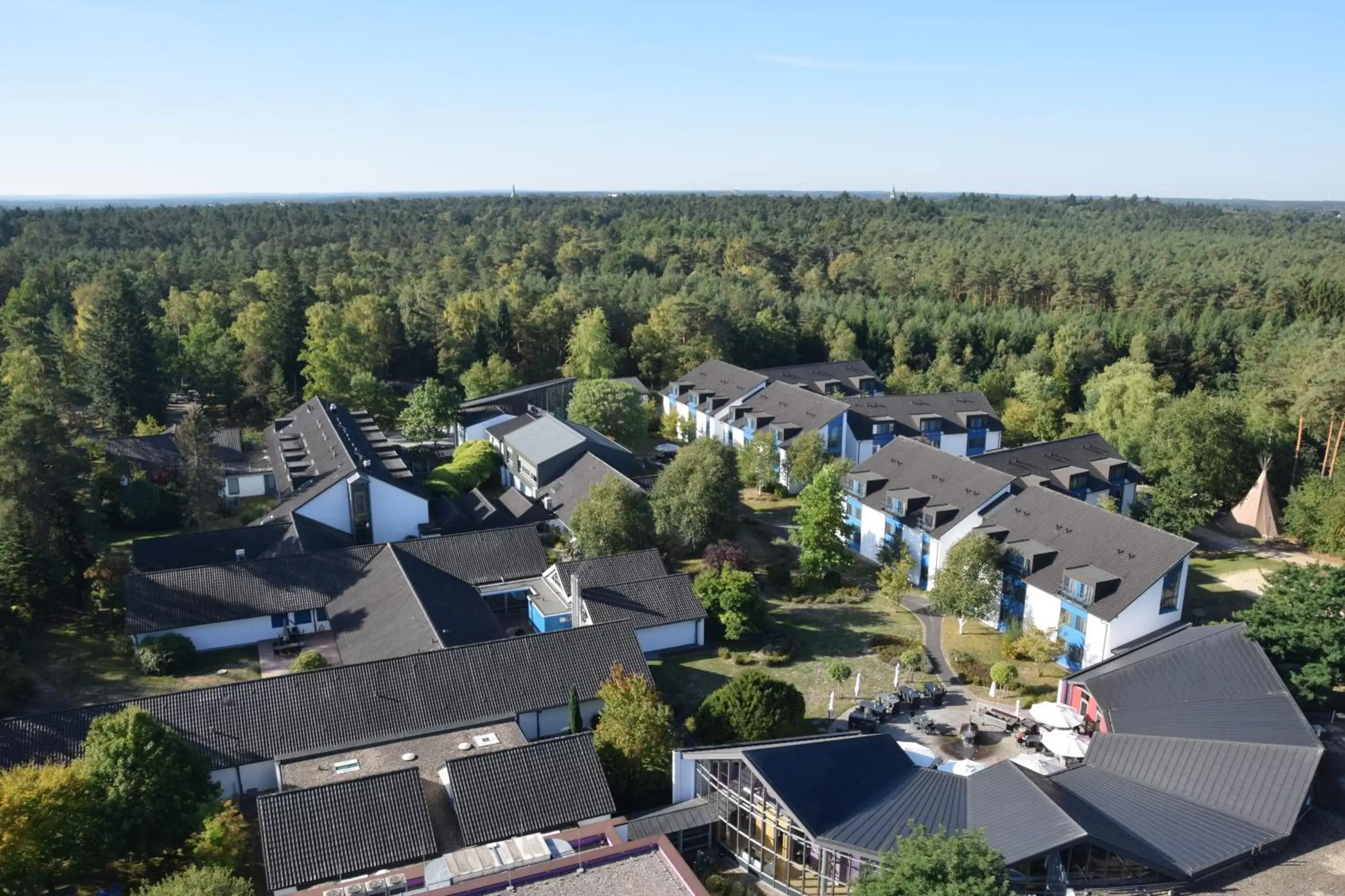 Property building, Bird's-eye View in Hotel Park Soltau