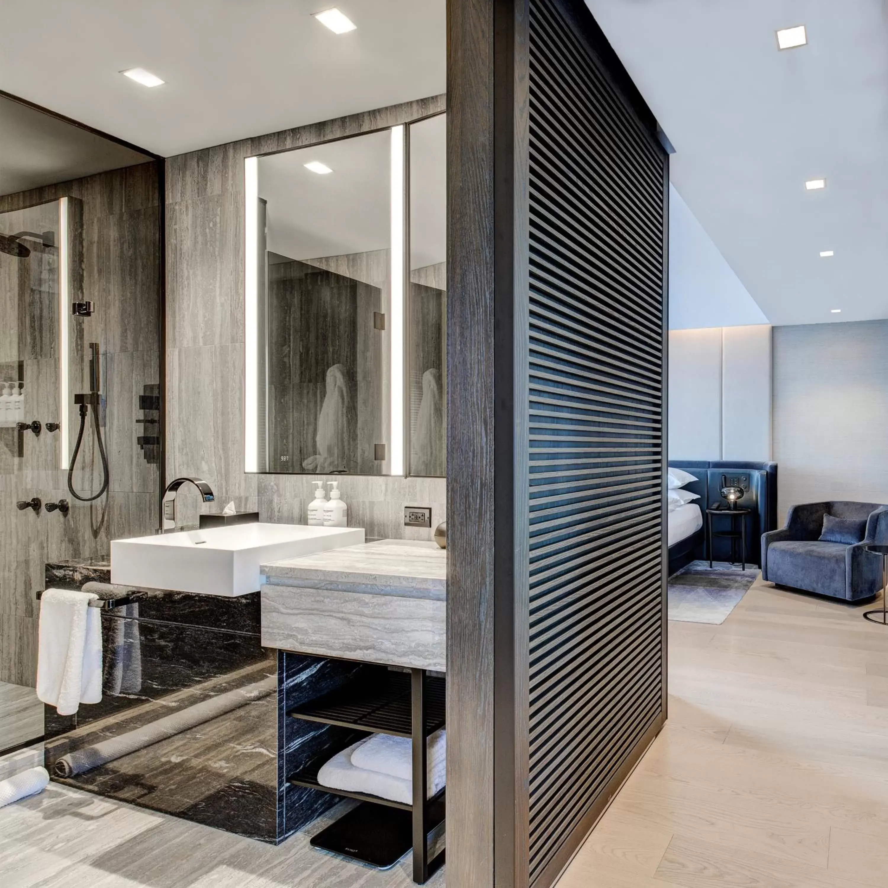 Photo of the whole room, Bathroom in Equinox Hotel Hudson Yards New York City