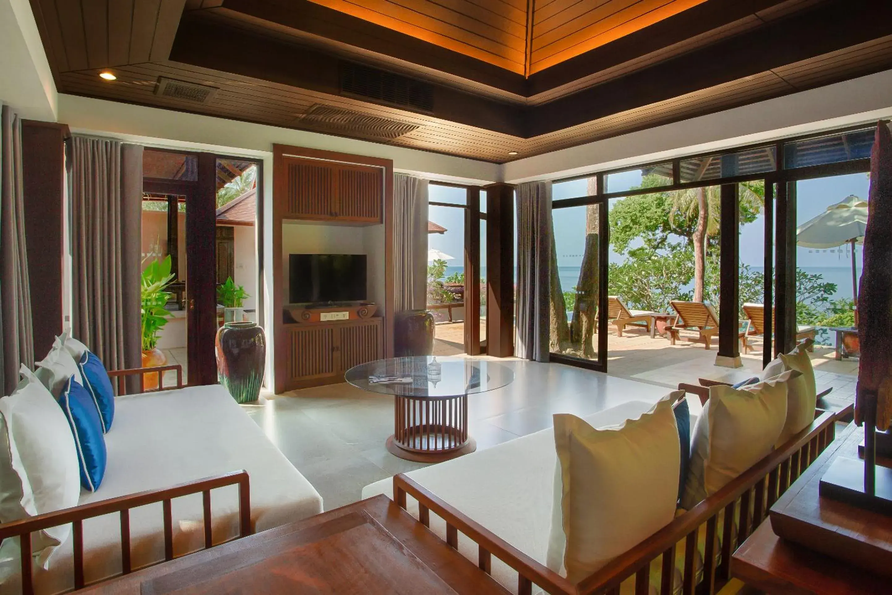 Living room in Pimalai Resort & Spa Living room in Pimalai Resort & Spa