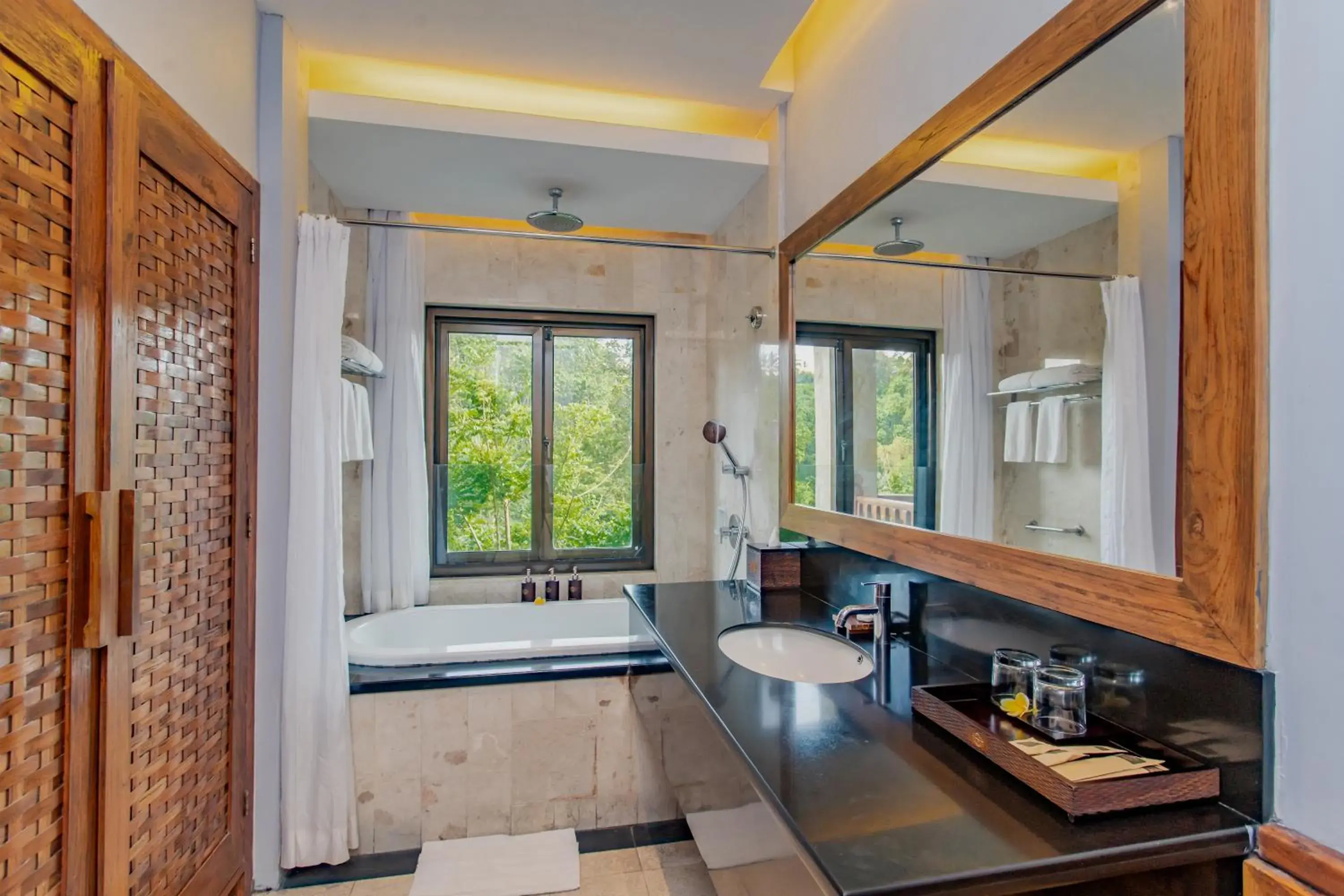 Bathroom in The Lokha Ubud Resort Villas and Spa