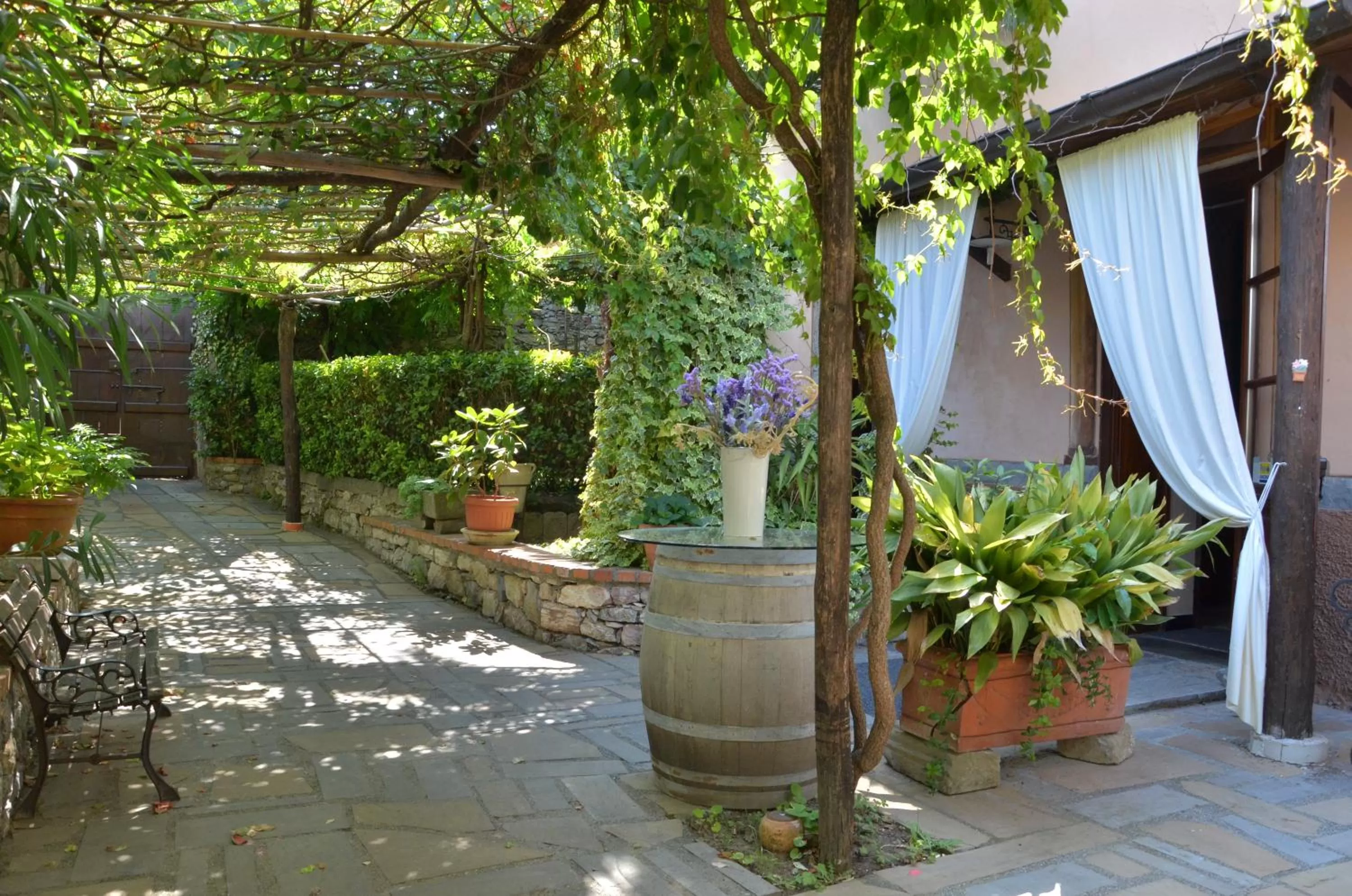 Patio in Locanda Dal Moccia