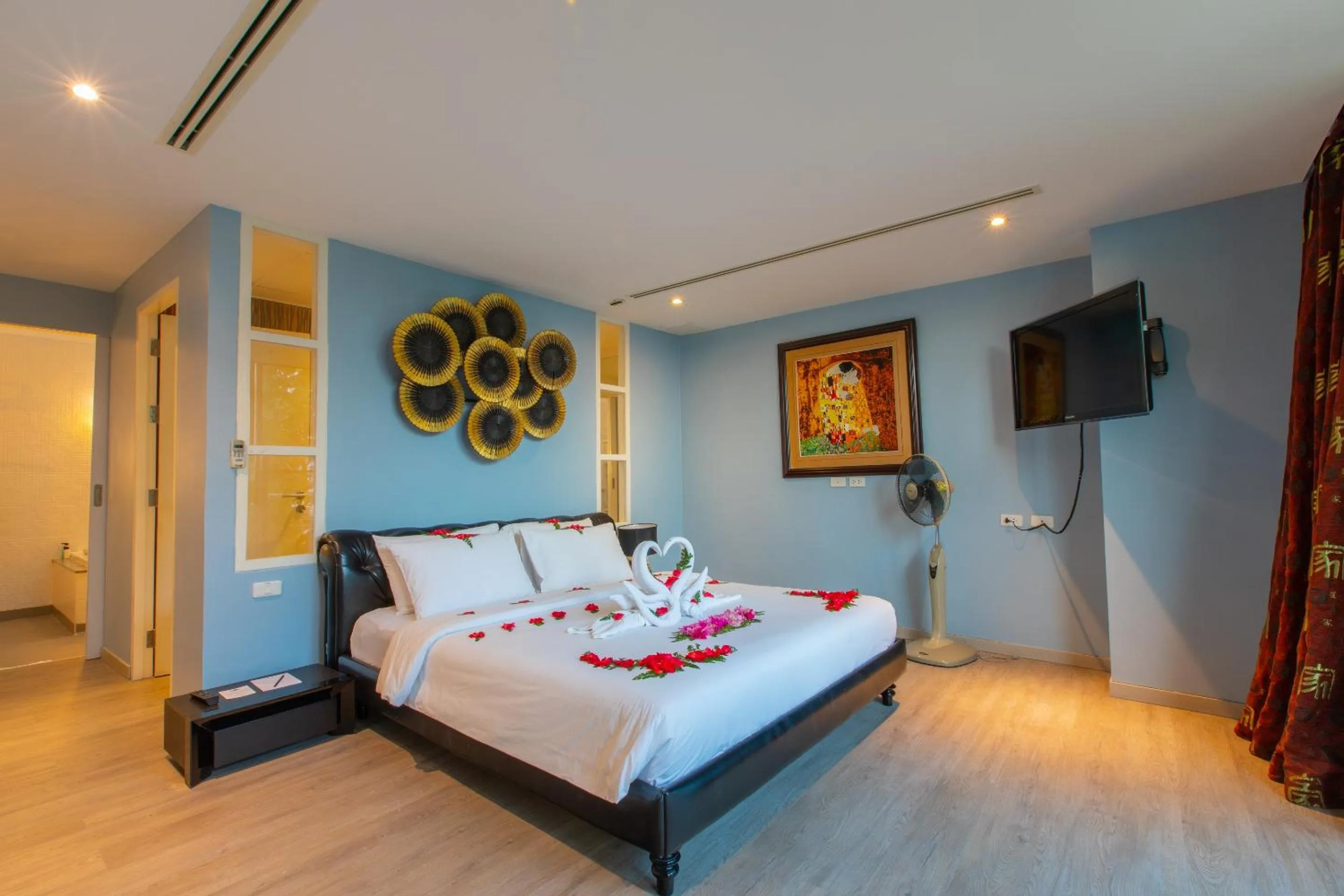 Bed in IndoChine Resort and Villas