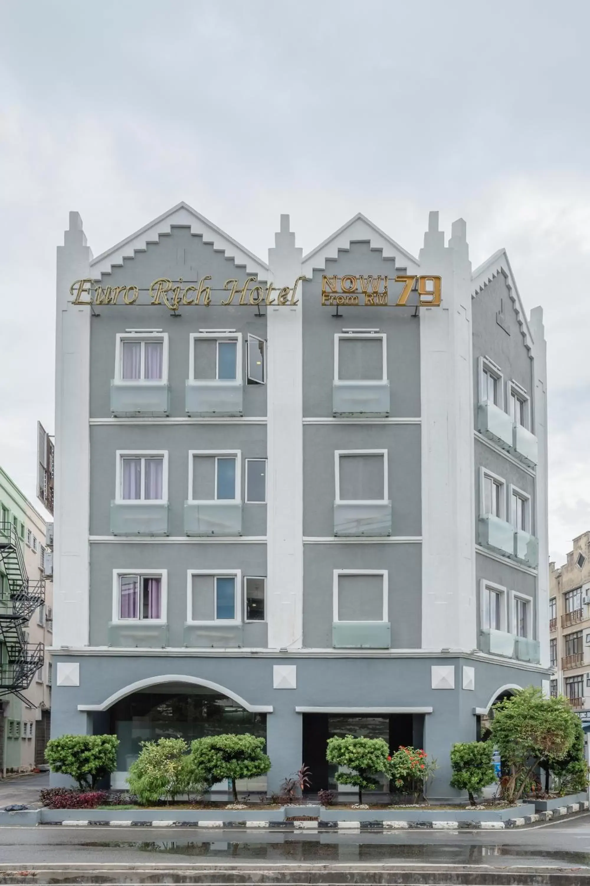 Property Building in Euro Rich Hotel Melaka