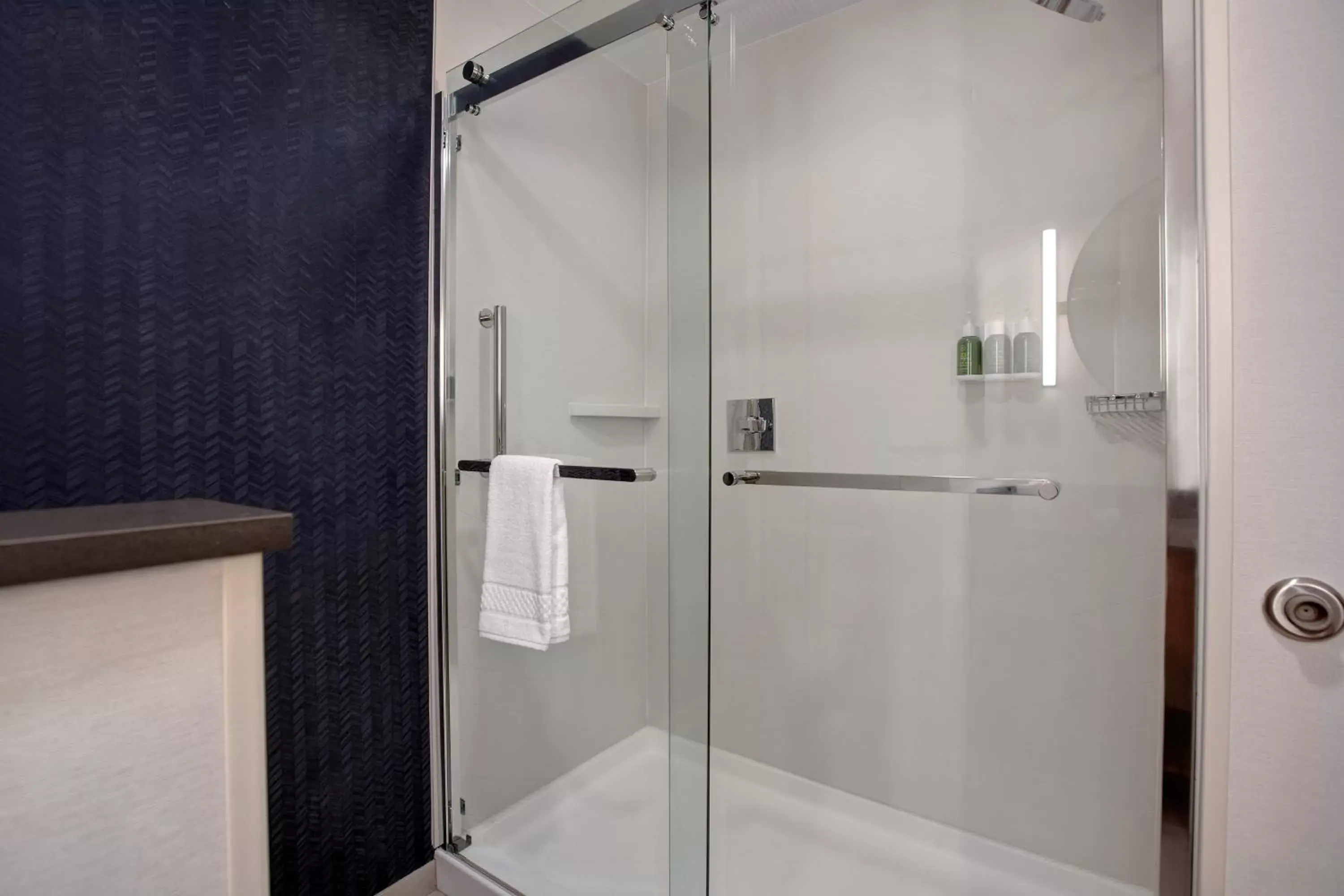 Shower, Bathroom in Fairfield Inn & Suites by Marriott Chicago Bolingbrook