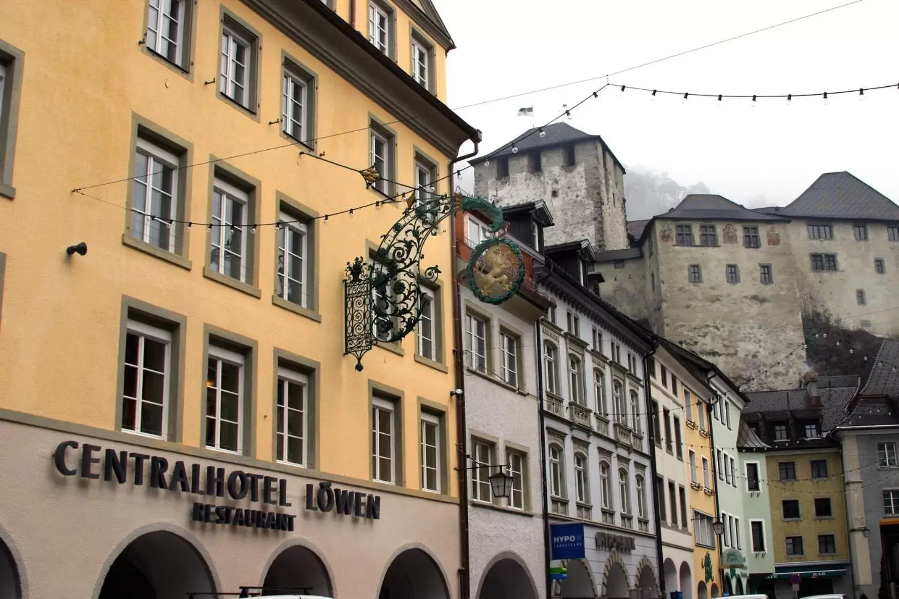 City view in Central Hotel Löwen