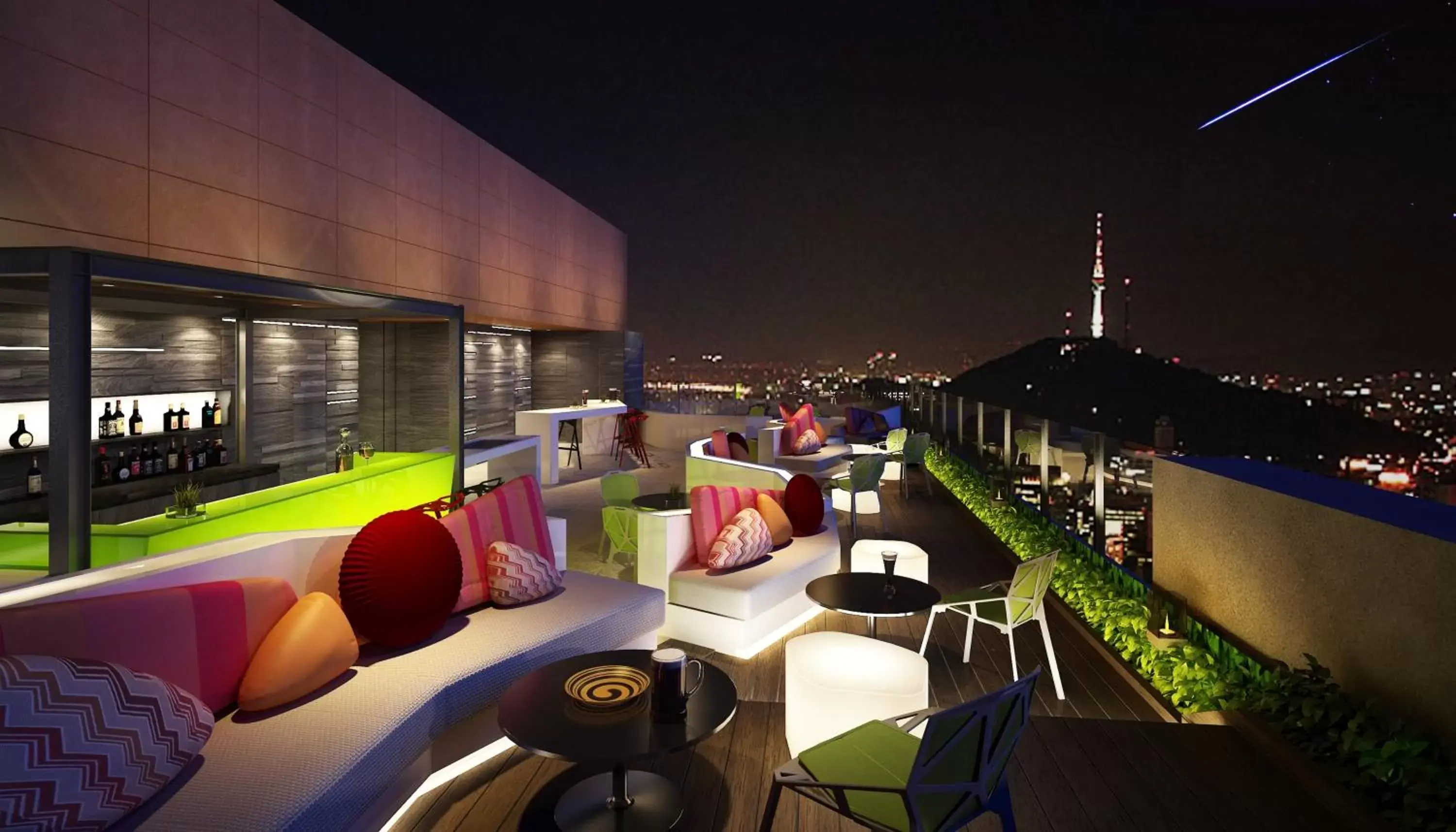 Balcony/Terrace, Breakfast in ibis Styles Ambassador Seoul Myeong-dong