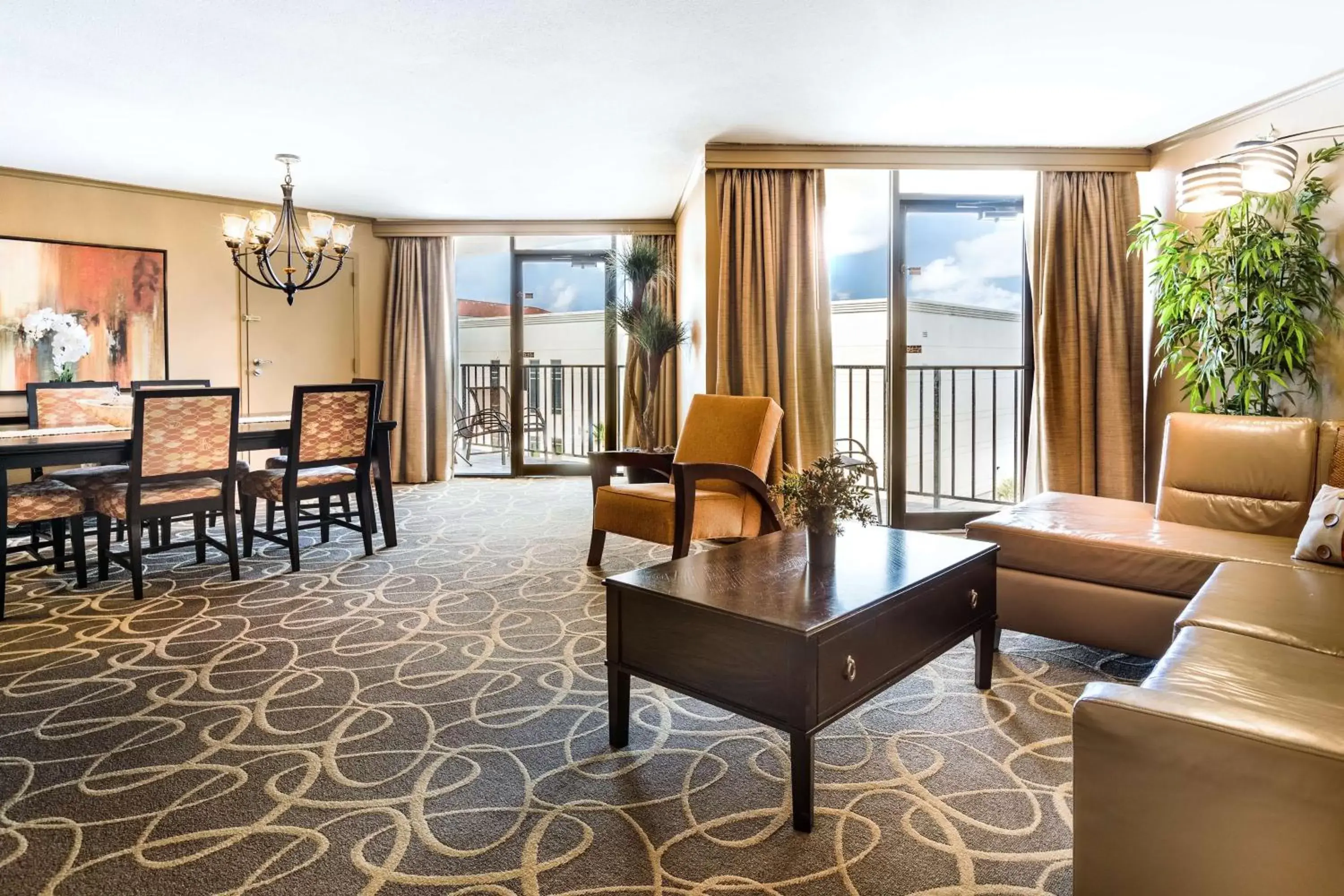 Living room in Hilton Galveston Island Resort