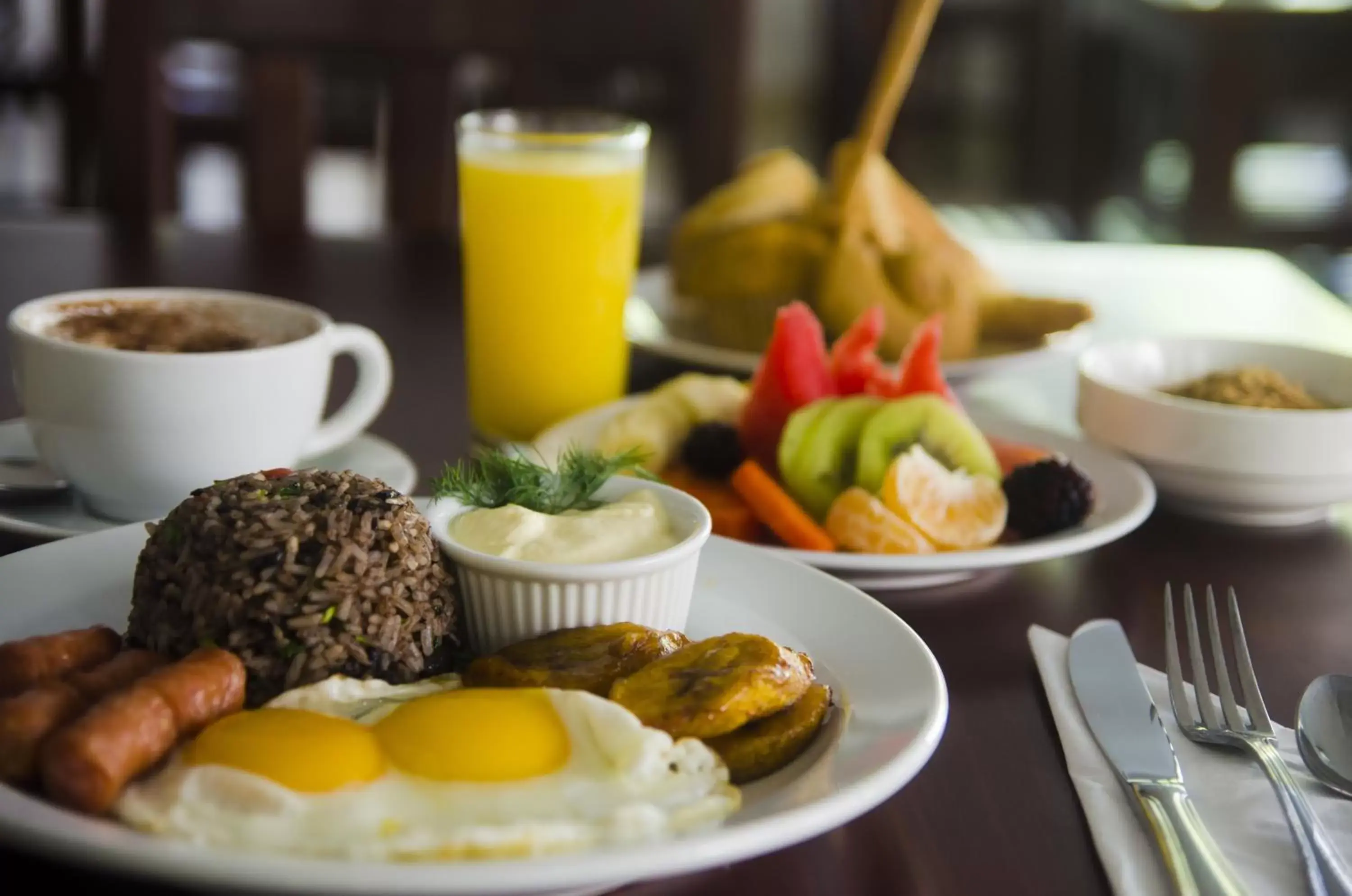 Food and drinks, Breakfast in Hotel Arenas en Punta Leona