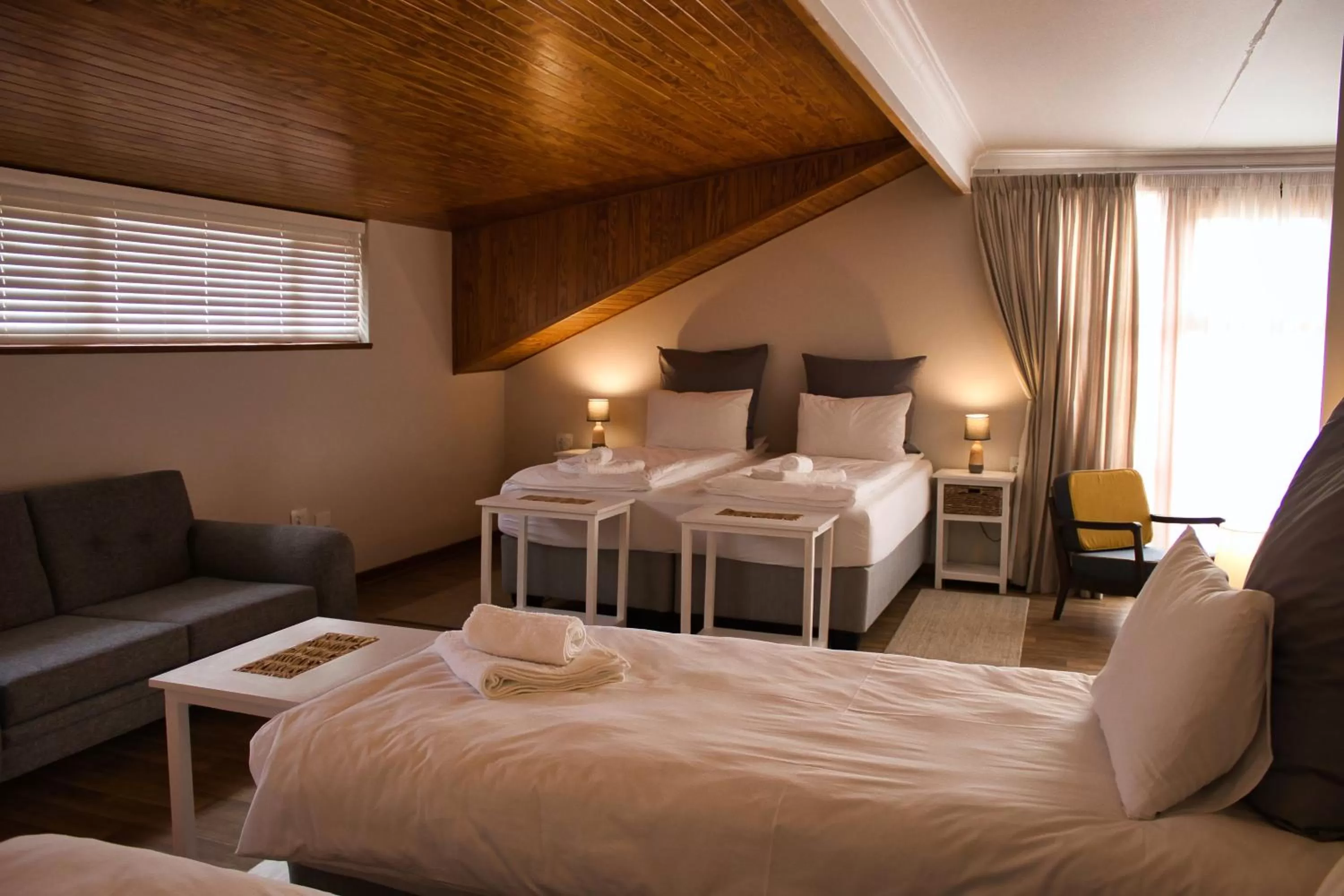 Bedroom, Seating Area in Kramersdorf Guesthouse