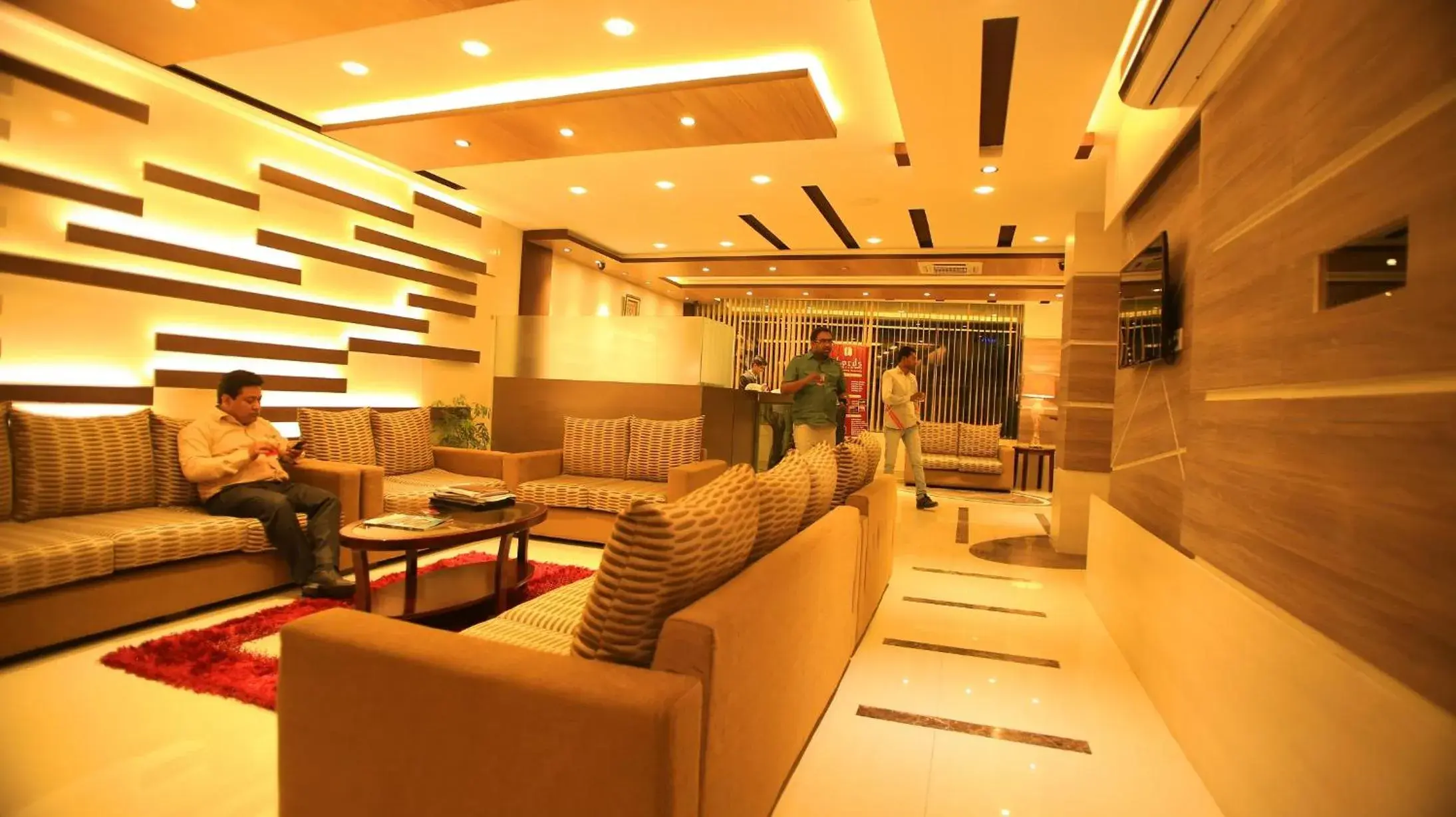 TV and multimedia, Seating Area in Hotel Mirage Kathmandu
