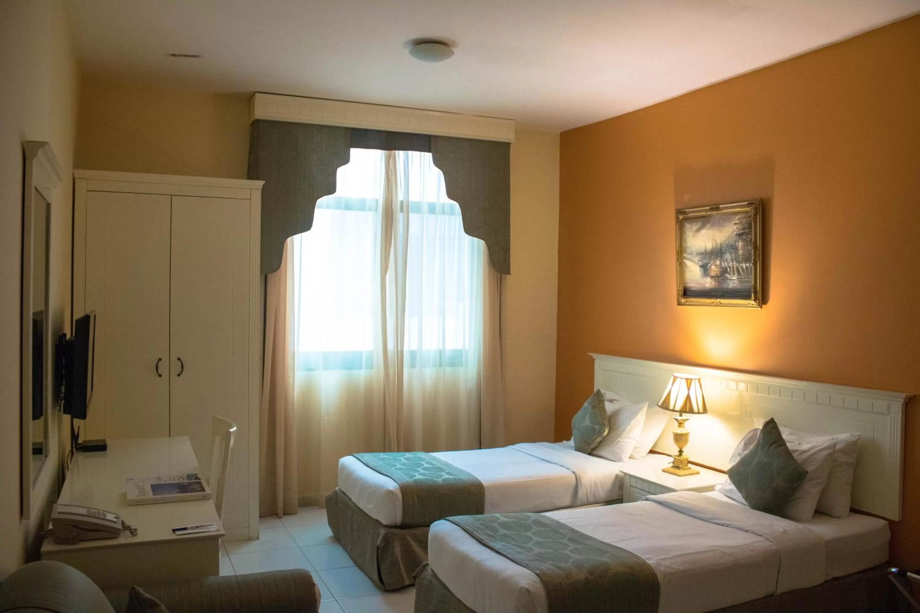 Bed in Al Maha Regency Hotel Suites - Managed by Aoudi Consultants