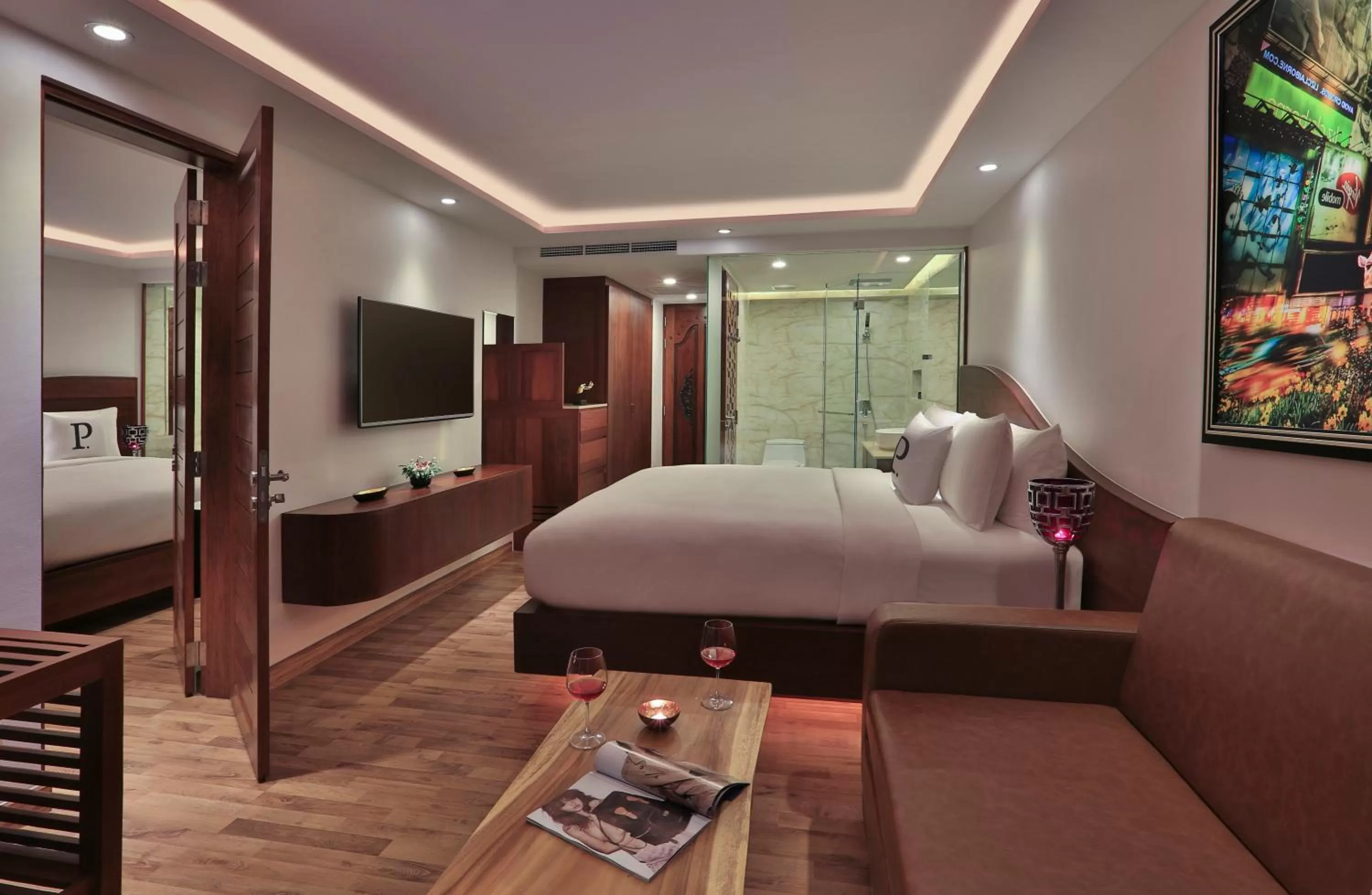 Bed in The Privilege Hotel Ezra Beach Club