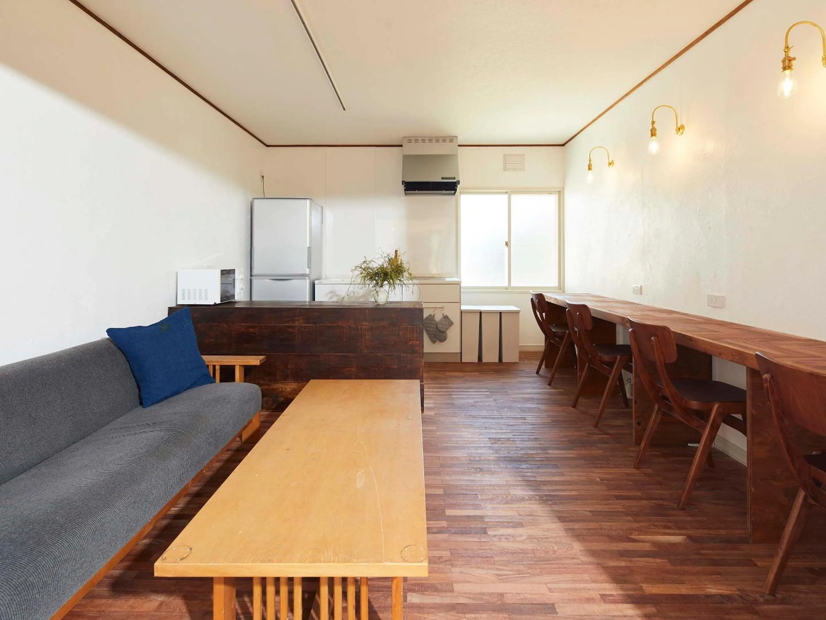 Living room in haku hostel