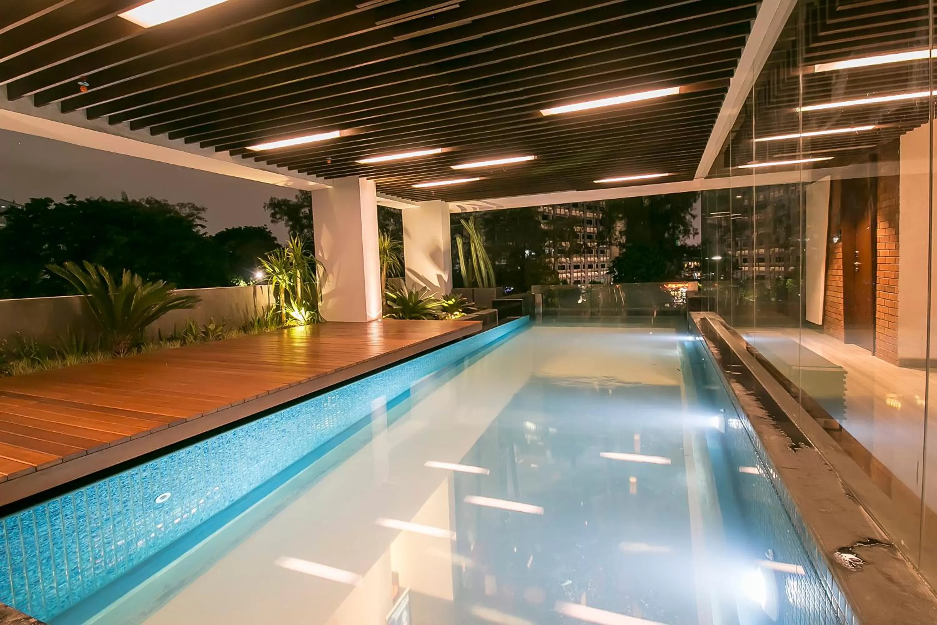 Swimming pool in Posto Dormire Hotel