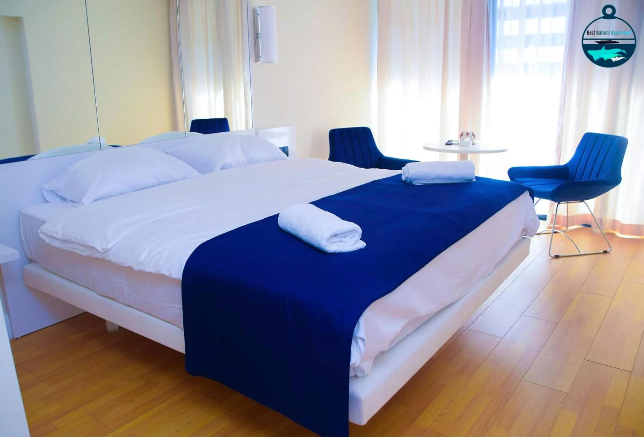 Bed in Best Batumi Apartments