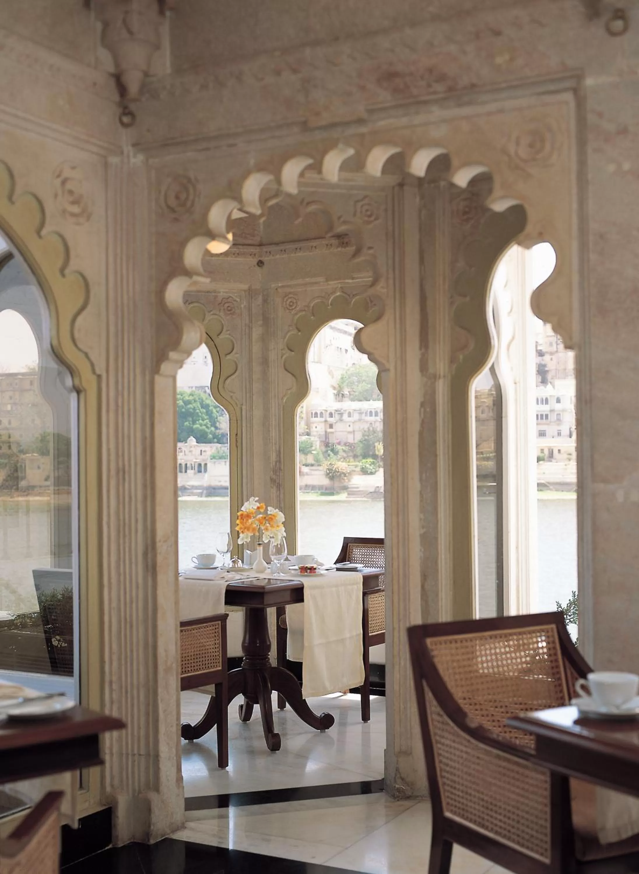 Breakfast in Taj Lake Palace Udaipur