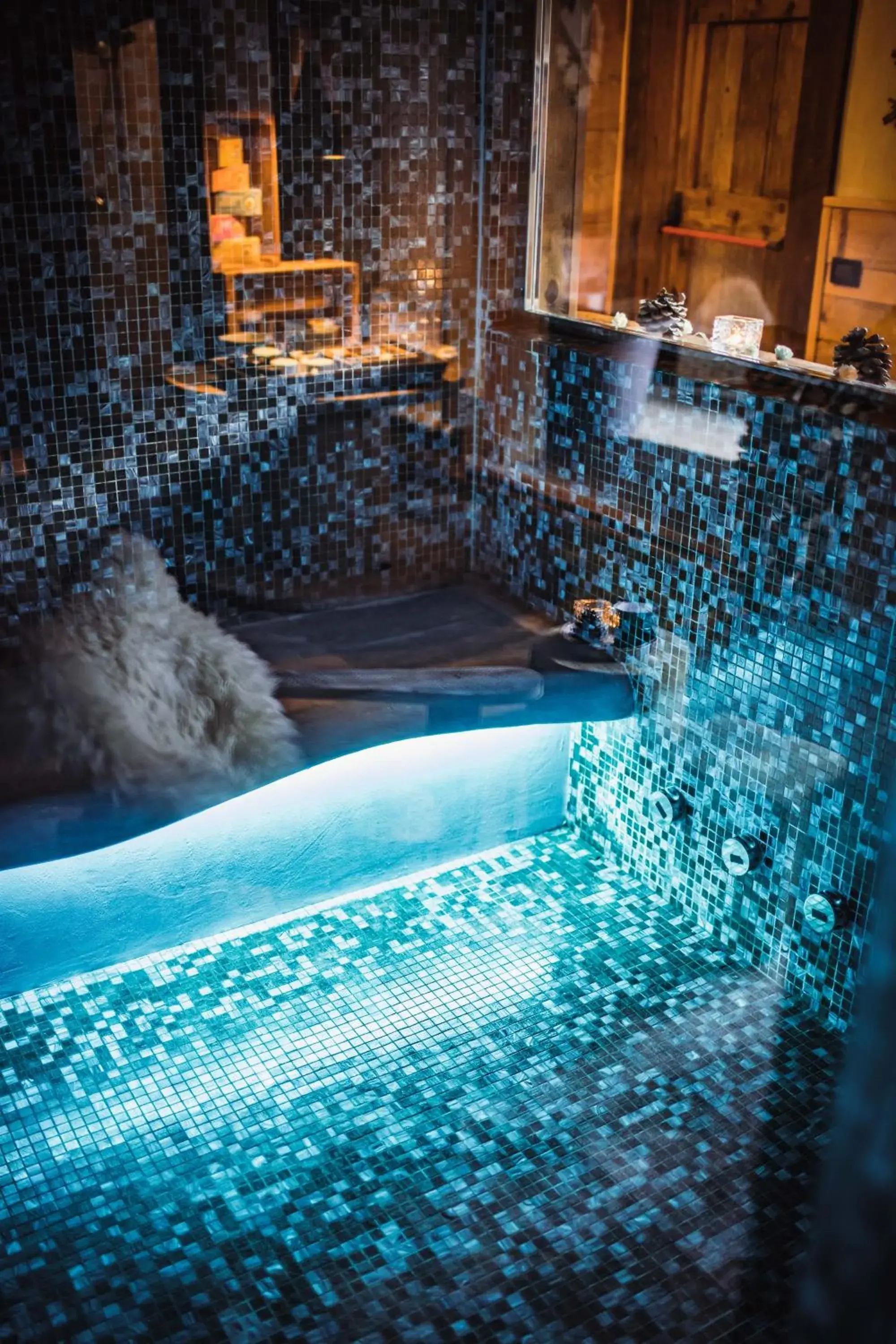Solarium, Swimming Pool in Hotel Chalet Svizzero