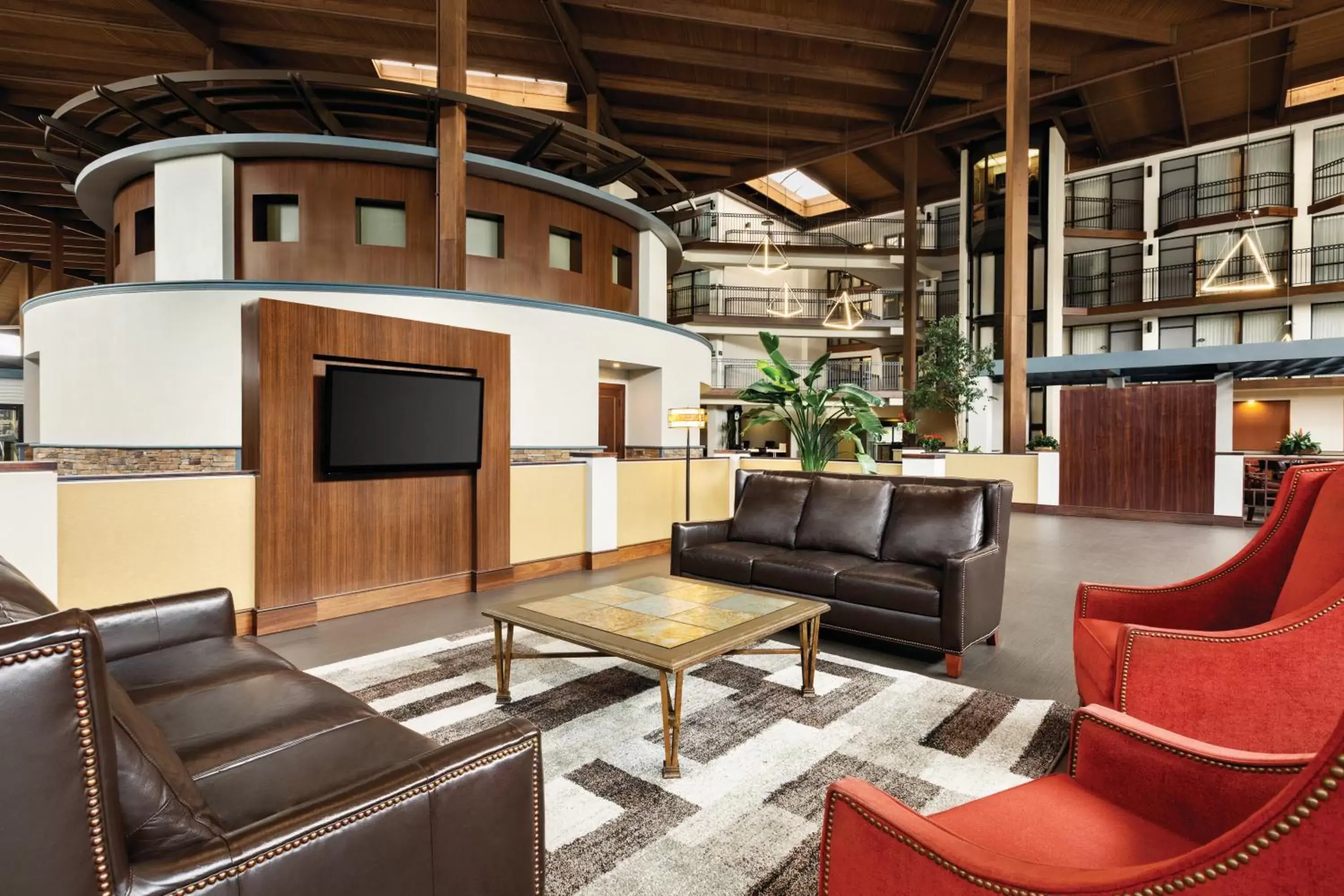 Lobby or reception in Radisson Hotel Lenexa Overland Park Lobby or reception in Radisson Hotel Lenexa Overland Park