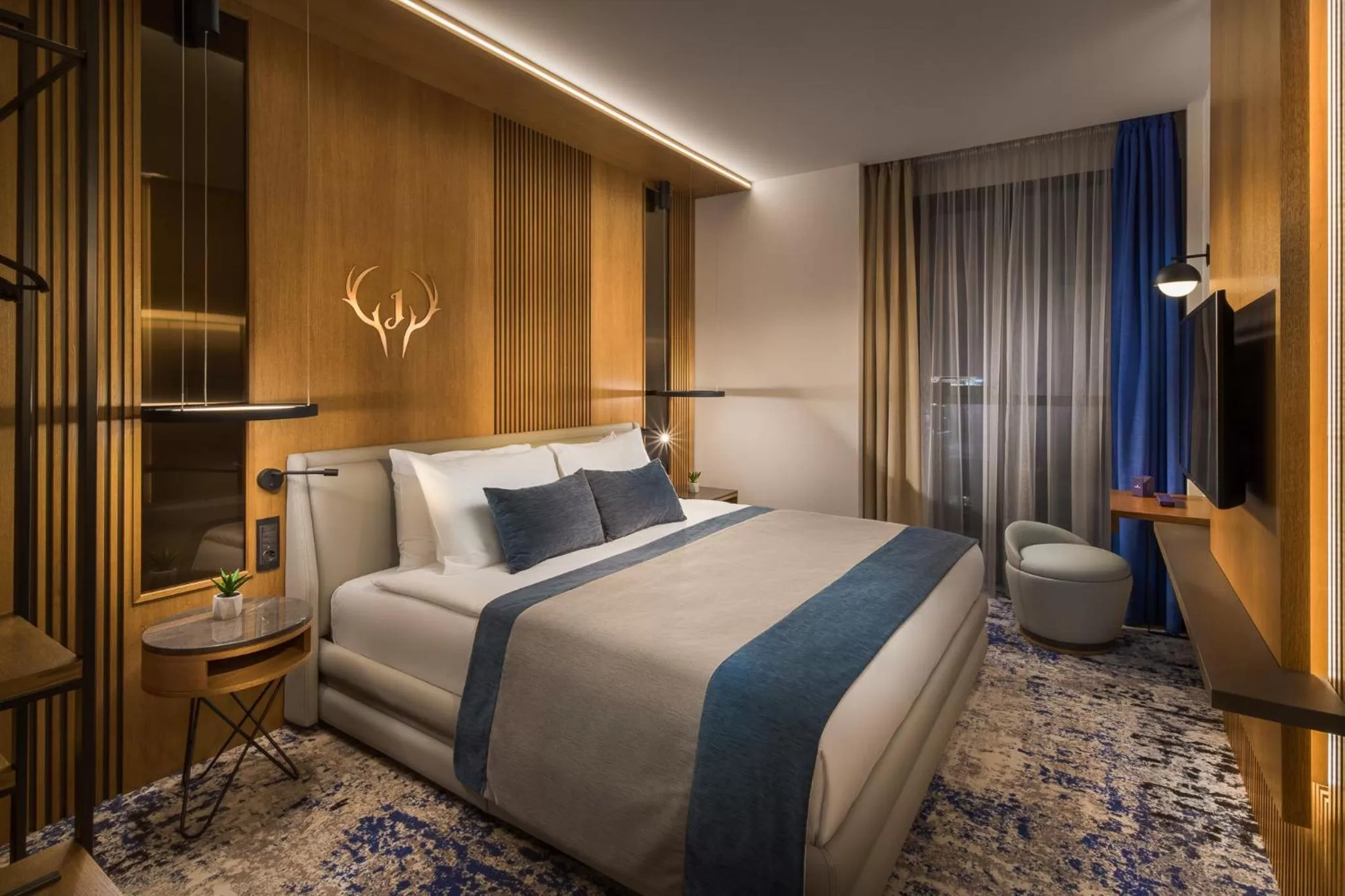 Bed in Hotel Jägerhof