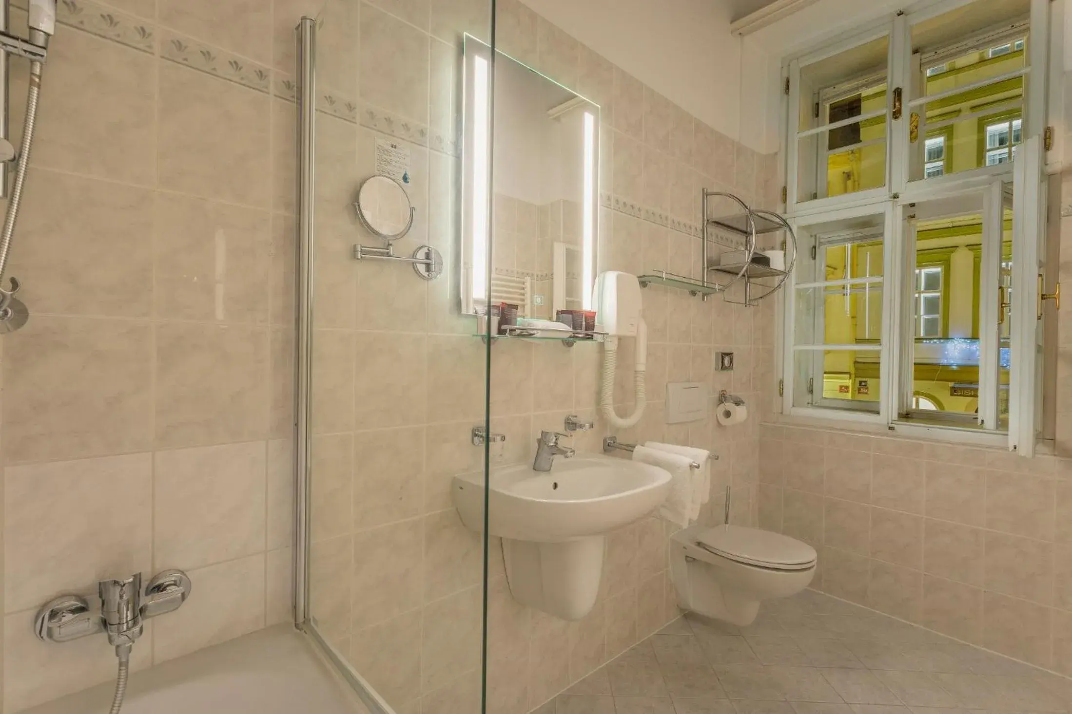 Shower, Bathroom in Hotel Pod Věží