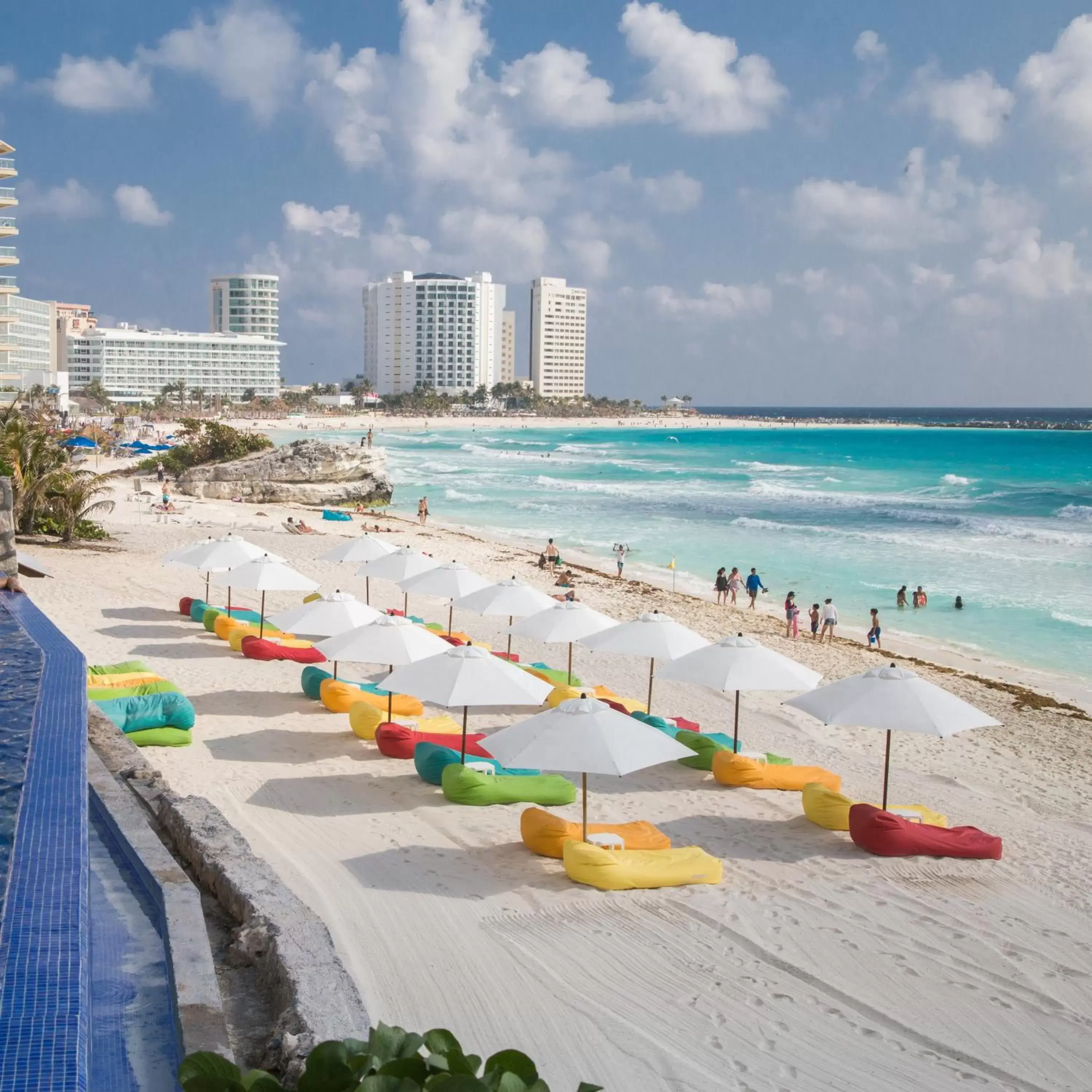 Beach in Ocean Dream Cancun by GuruHotel