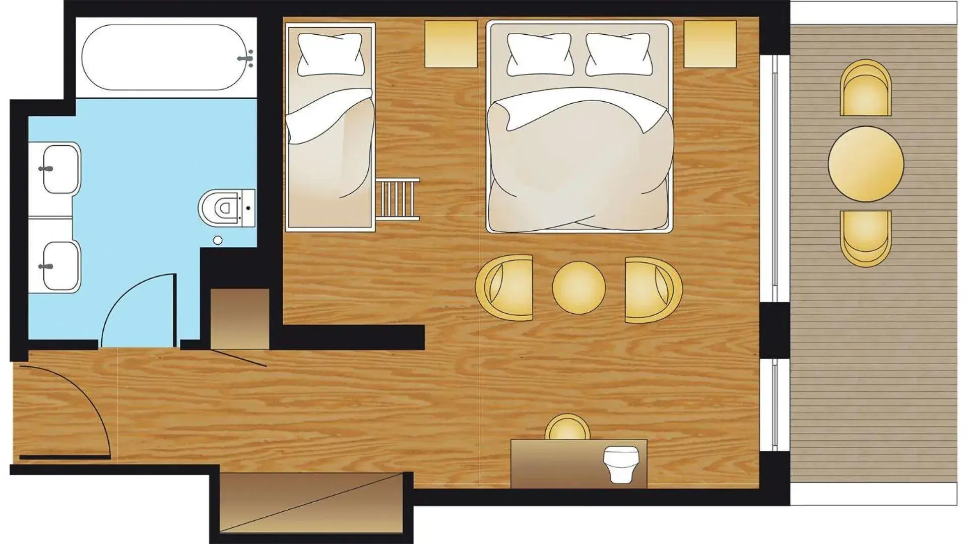 Family Room Open Plan in Grecotel Filoxenia Hotel
