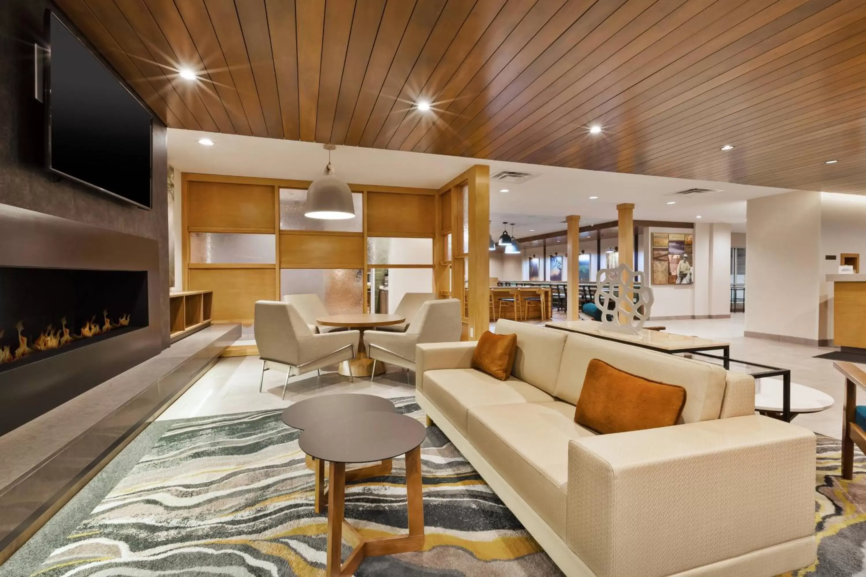 Lobby or reception, Seating Area in Fairfield Inn & Suites by Marriott Kalamazoo