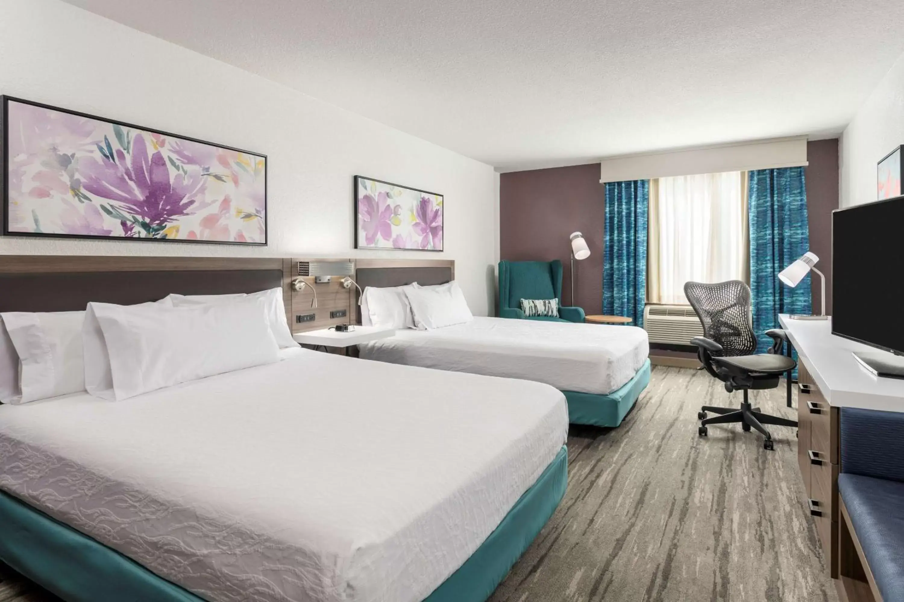 Queen Room with Two Queen Beds in Hilton Garden Inn Lafayette/Cajundome Queen Room with Two Queen Beds in Hilton Garden Inn Lafayette/Cajundome