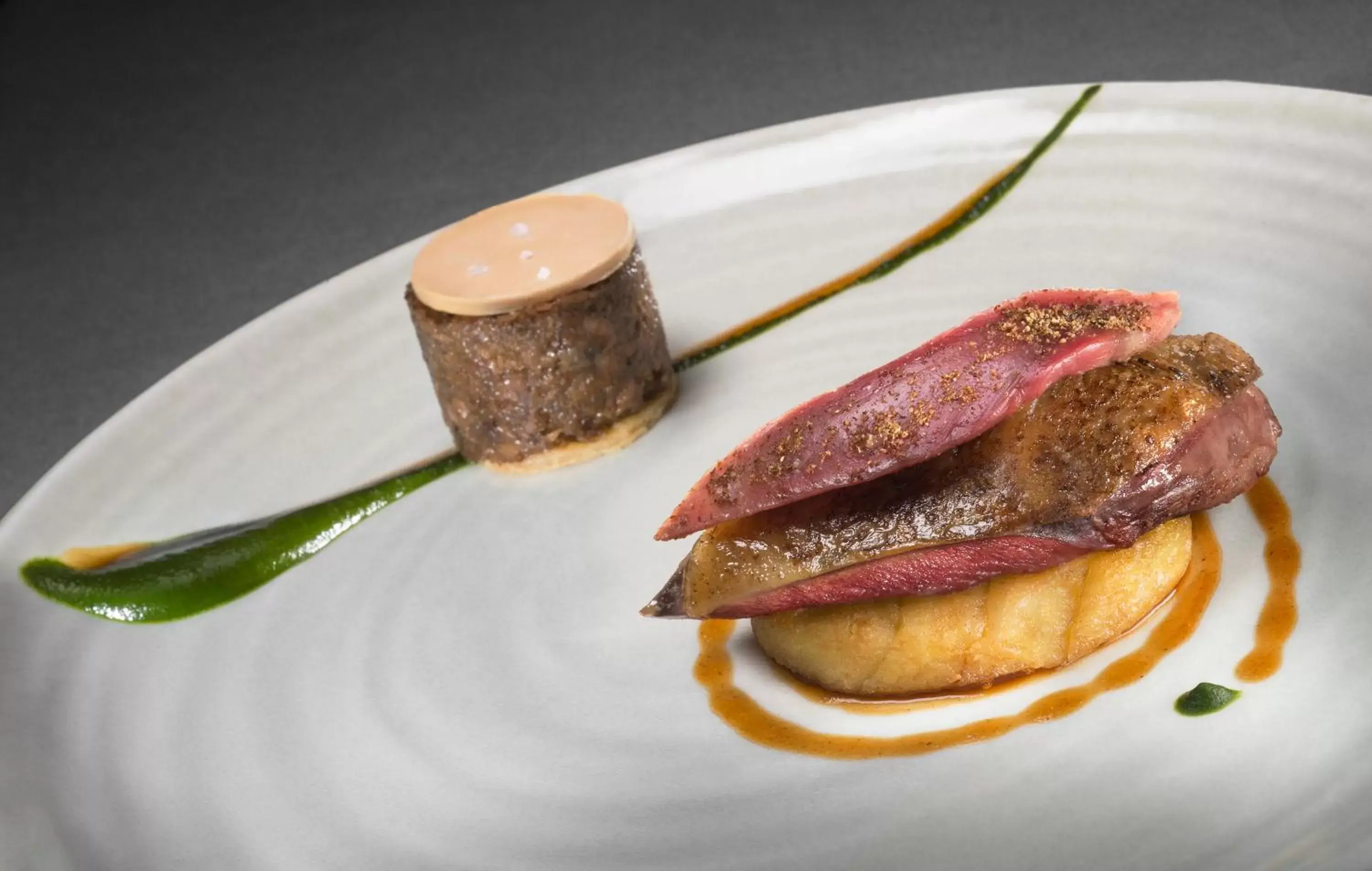 Food close-up, Food in Hotel Restaurant La Bouitte - Relais & Châteaux - 3 étoiles Michelin