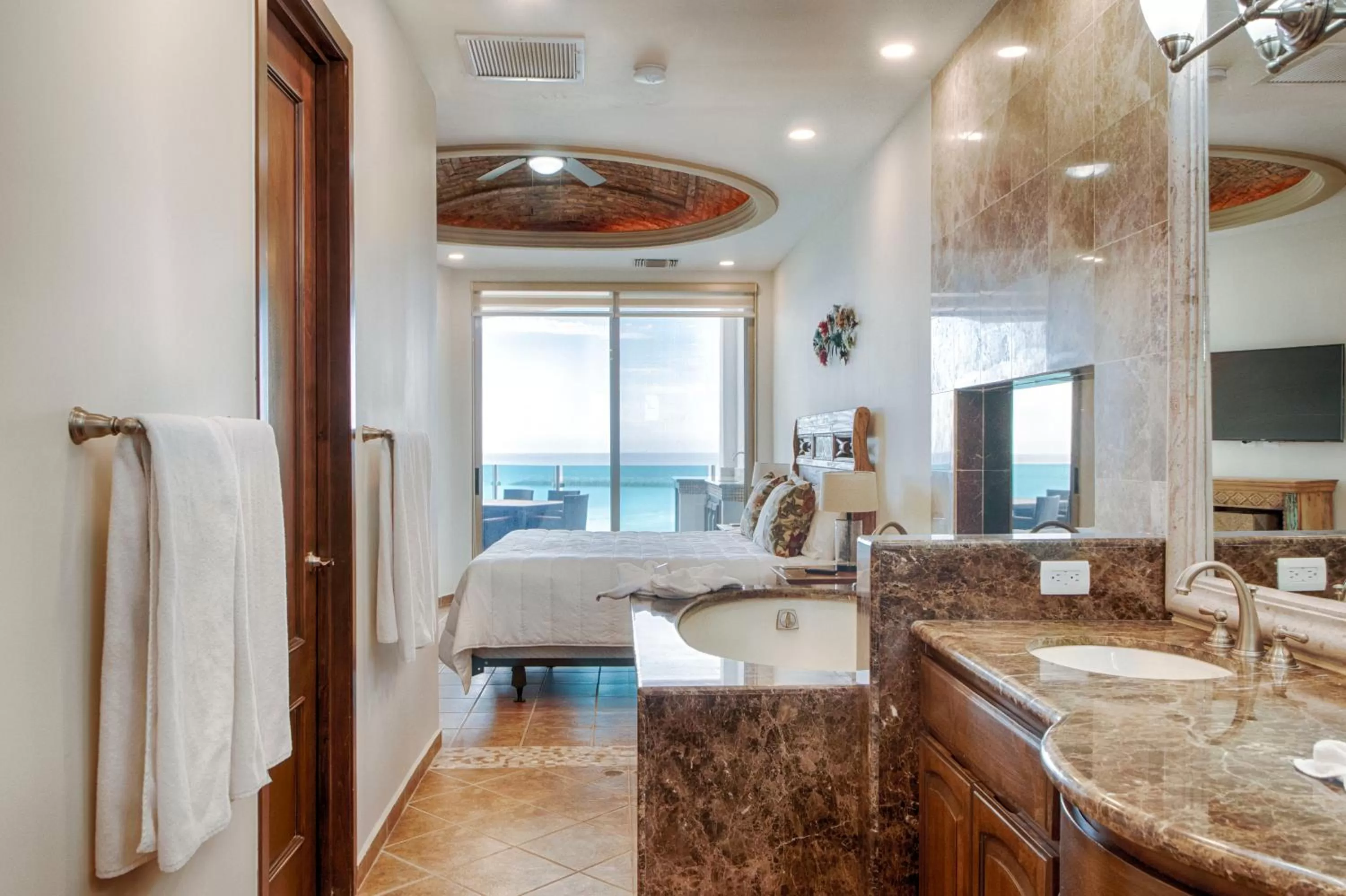 Bed in Esmeralda Beach Resort