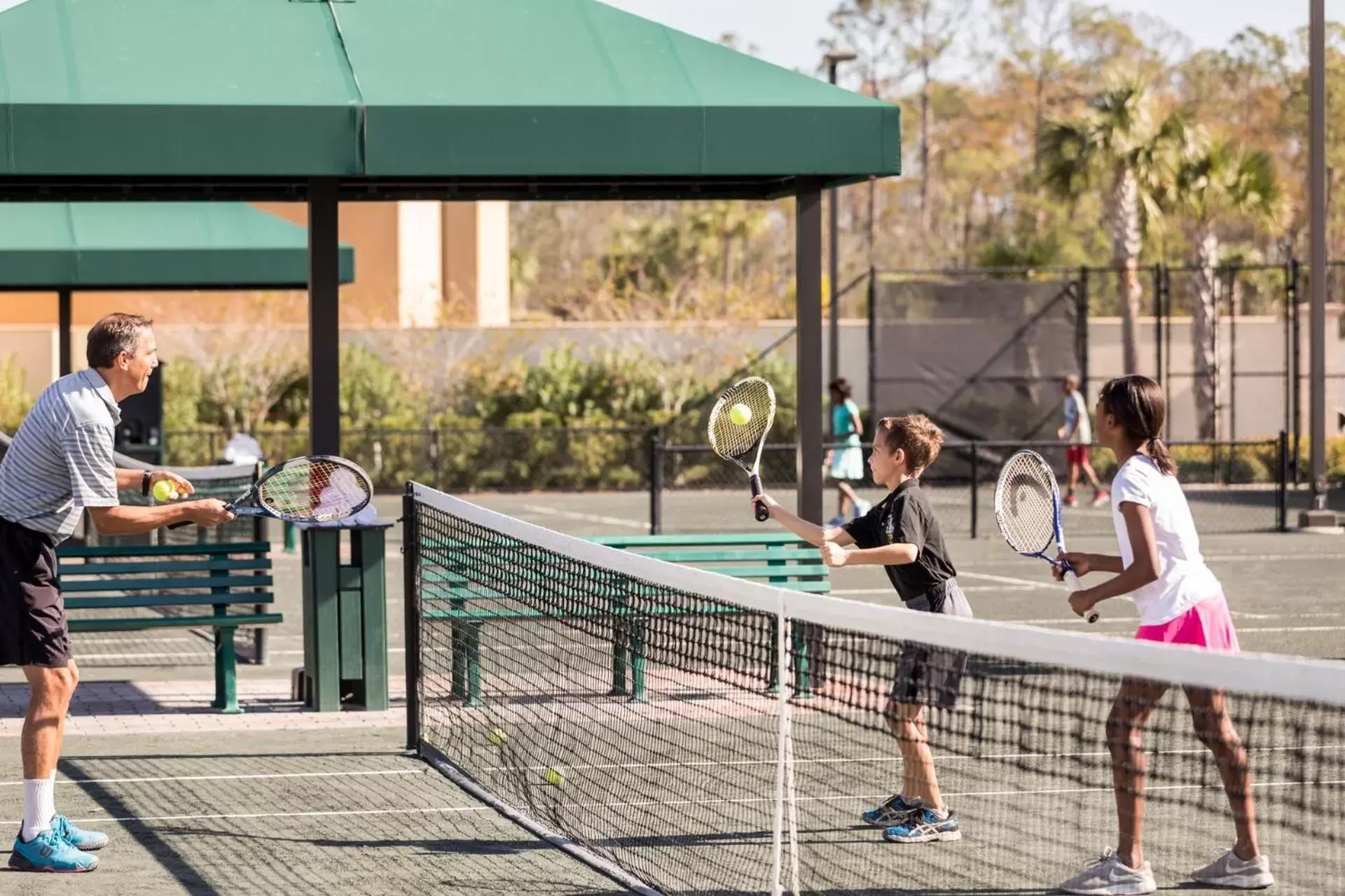 Tennis court in Four Seasons Resort Orlando at Walt Disney World Resort