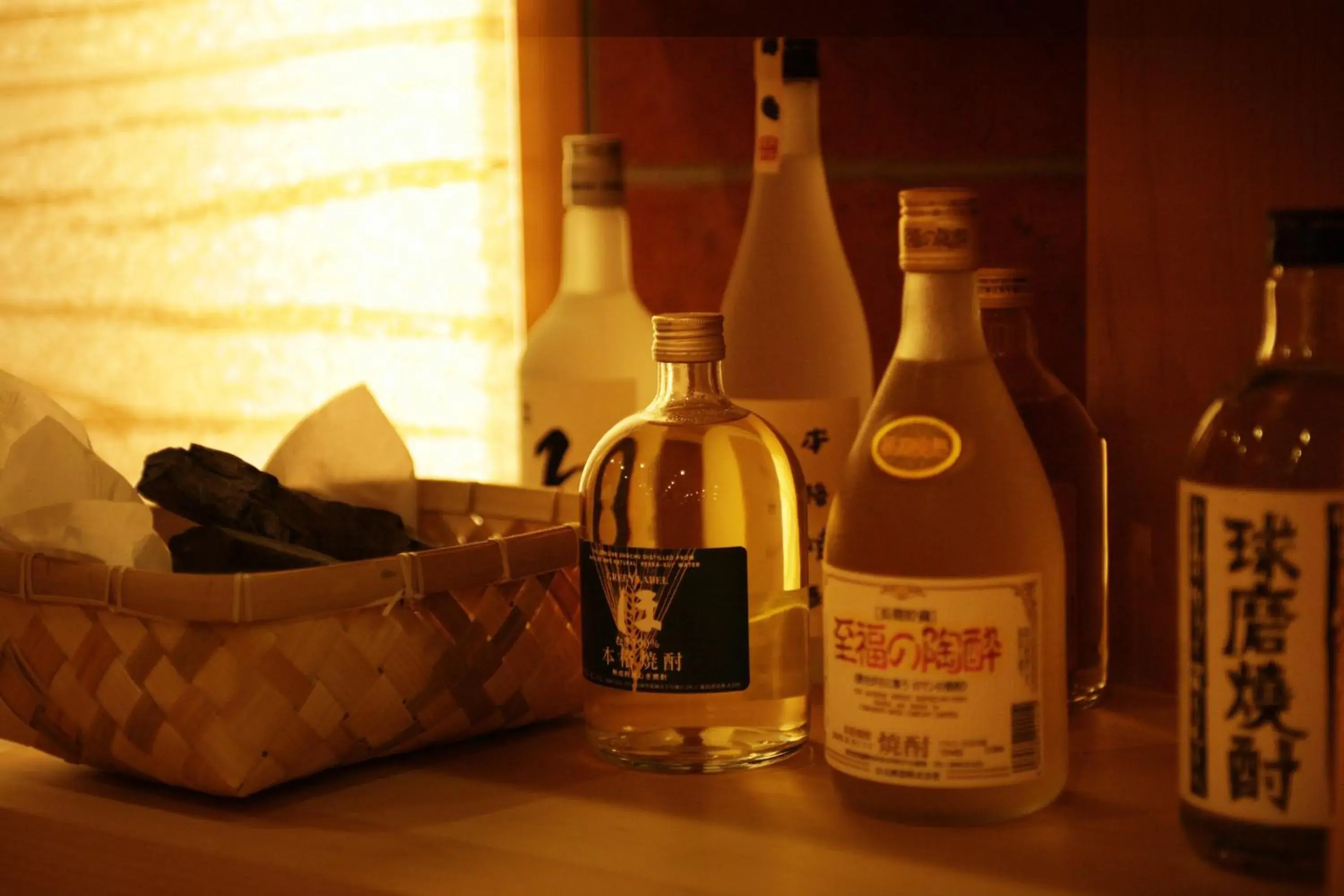 Drinks in Biwako Ryokusuitei