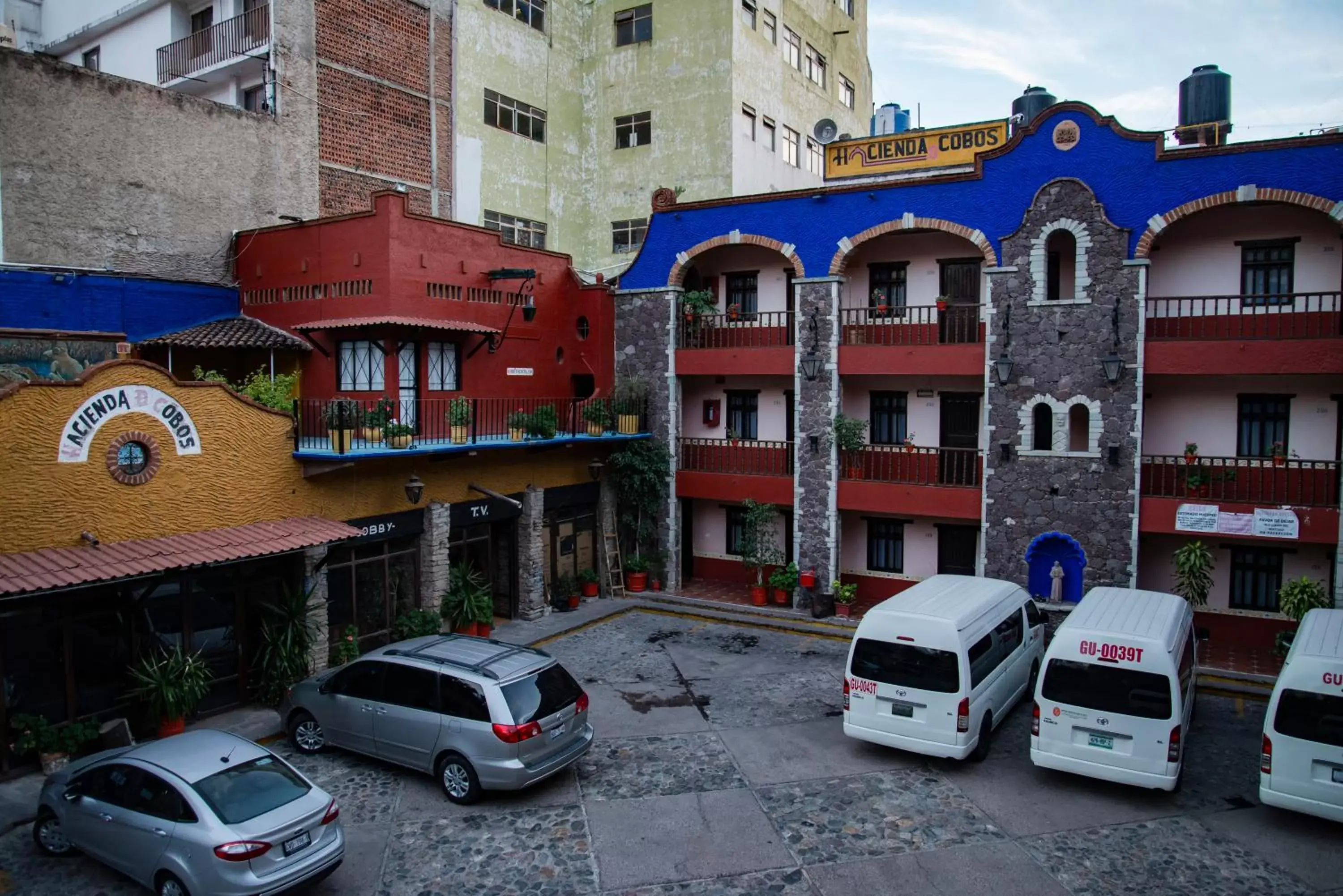 Property building in Hotel Hacienda de Cobos