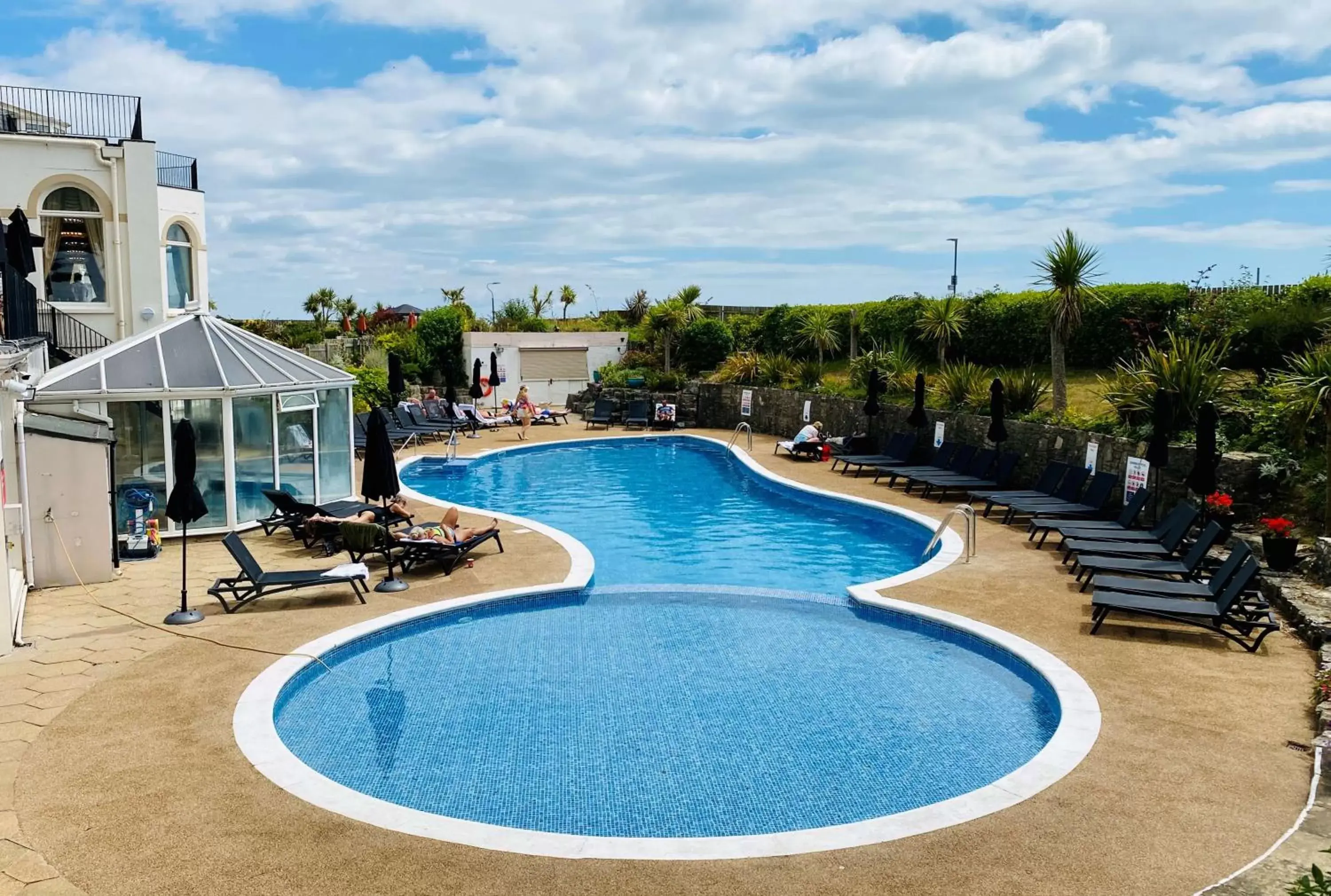 Pool view, Swimming Pool in Bournemouth Carlton Hotel, BW Signature Collection