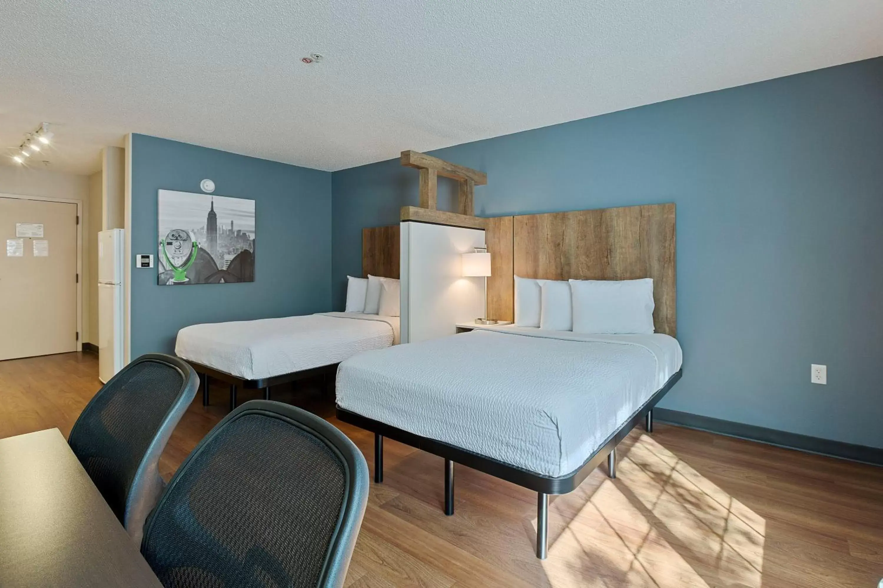 Bed in Extended Stay America Suites - San Jose - Milpitas - McCarthy Ranch