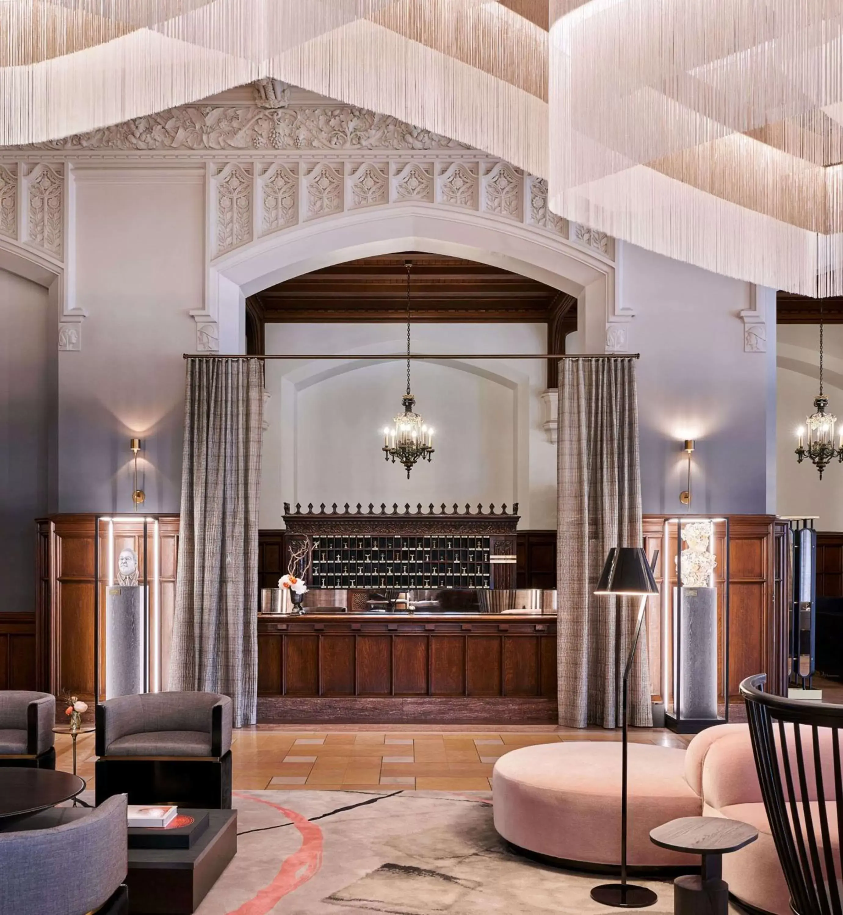 Lobby or reception in Hotel Kansas City, in The Unbound Collection by Hyatt