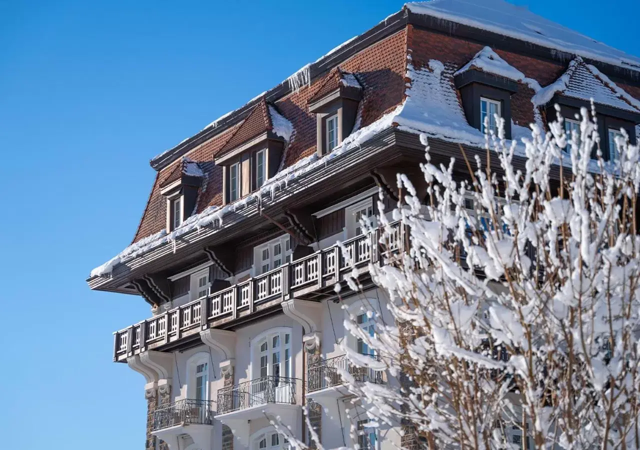 Property building, Winter in Villars Palace