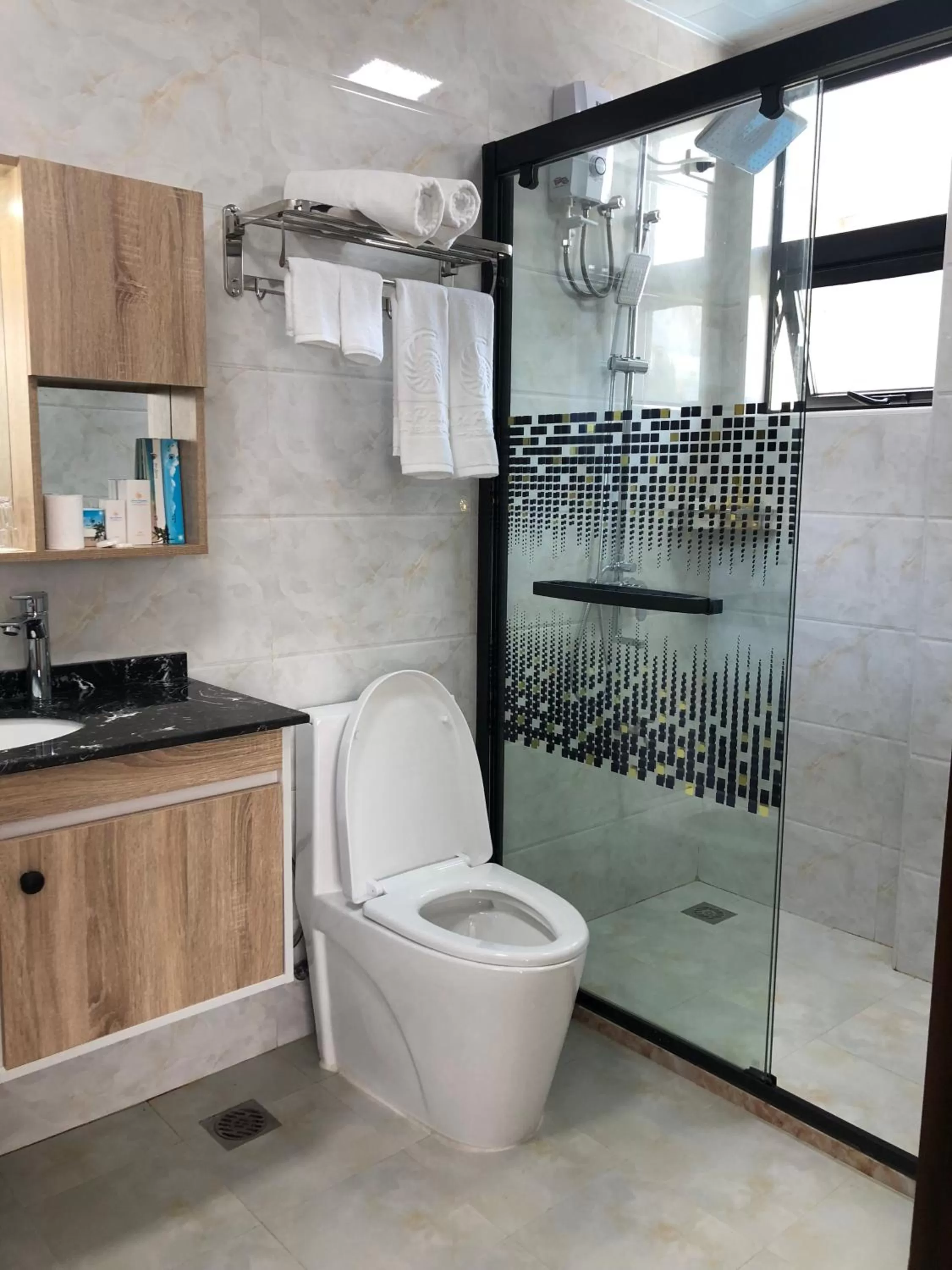 Shower in Costa Palawan Resort