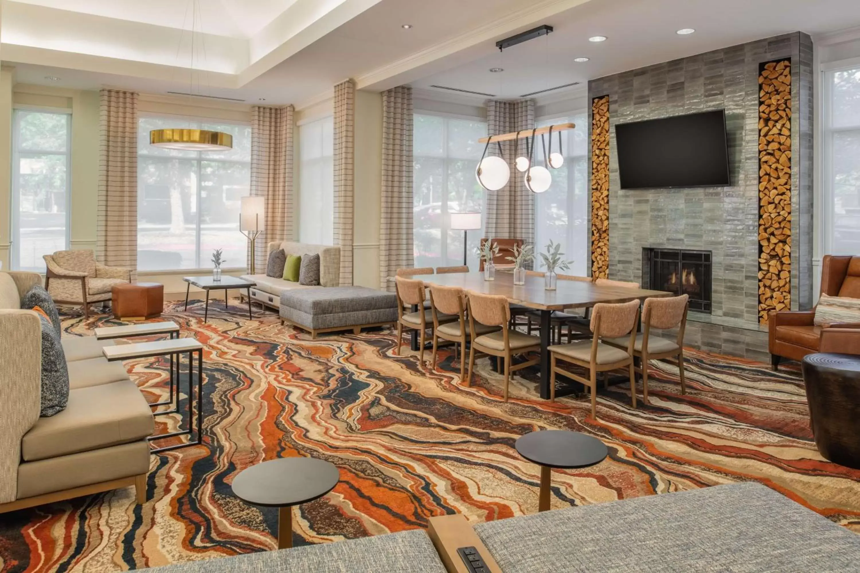 Lobby or reception, Lounge/Bar in Hilton Garden Inn Portland Lake Oswego