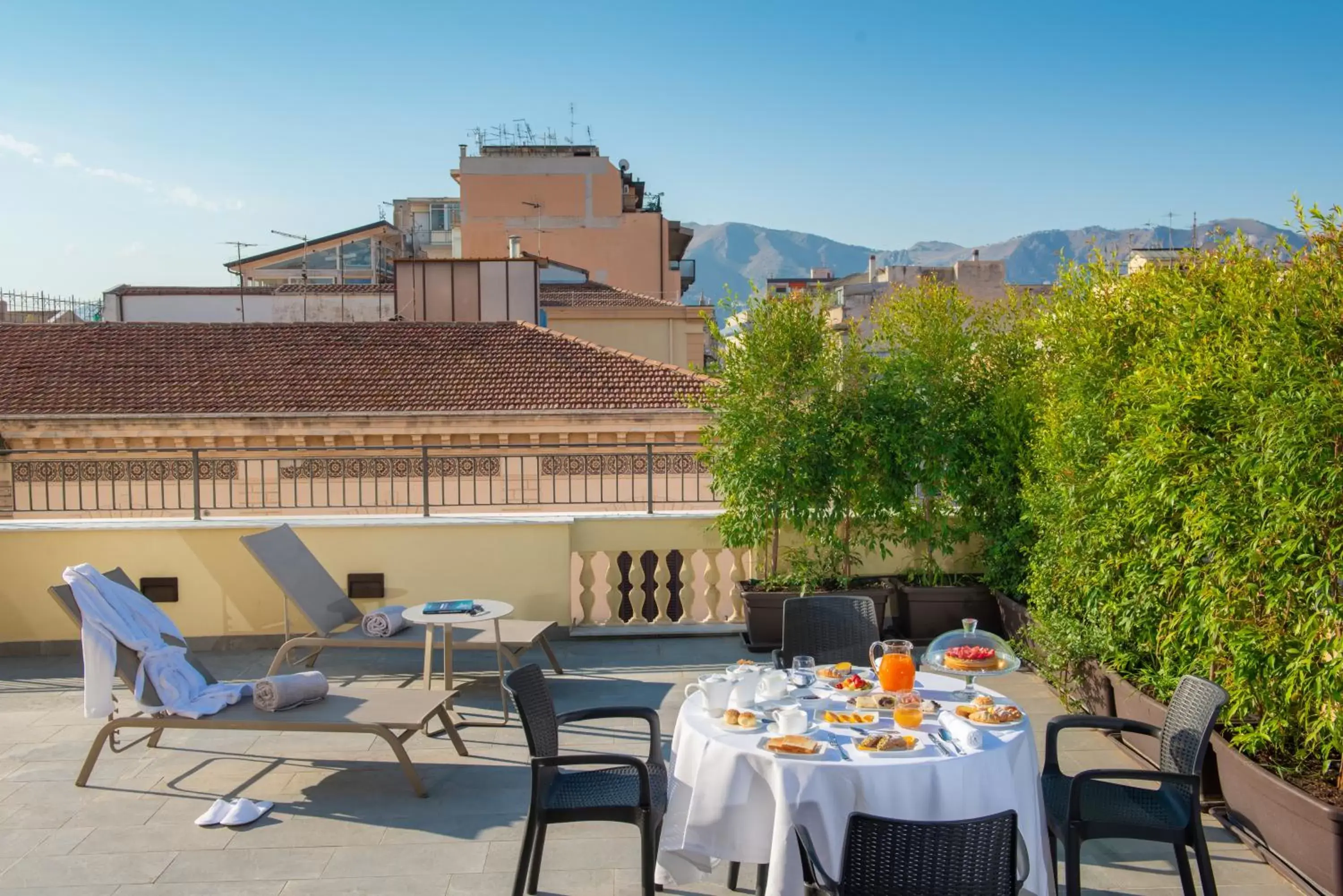 Balcony/Terrace in Grand Hotel Et Des Palmes