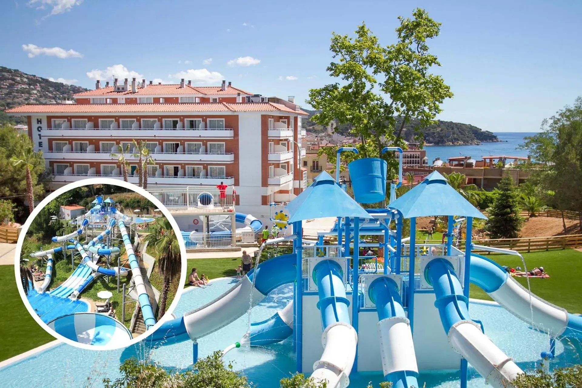 Children play ground, Water Park in Hotel Gran Garbi Mar & AquasPlash