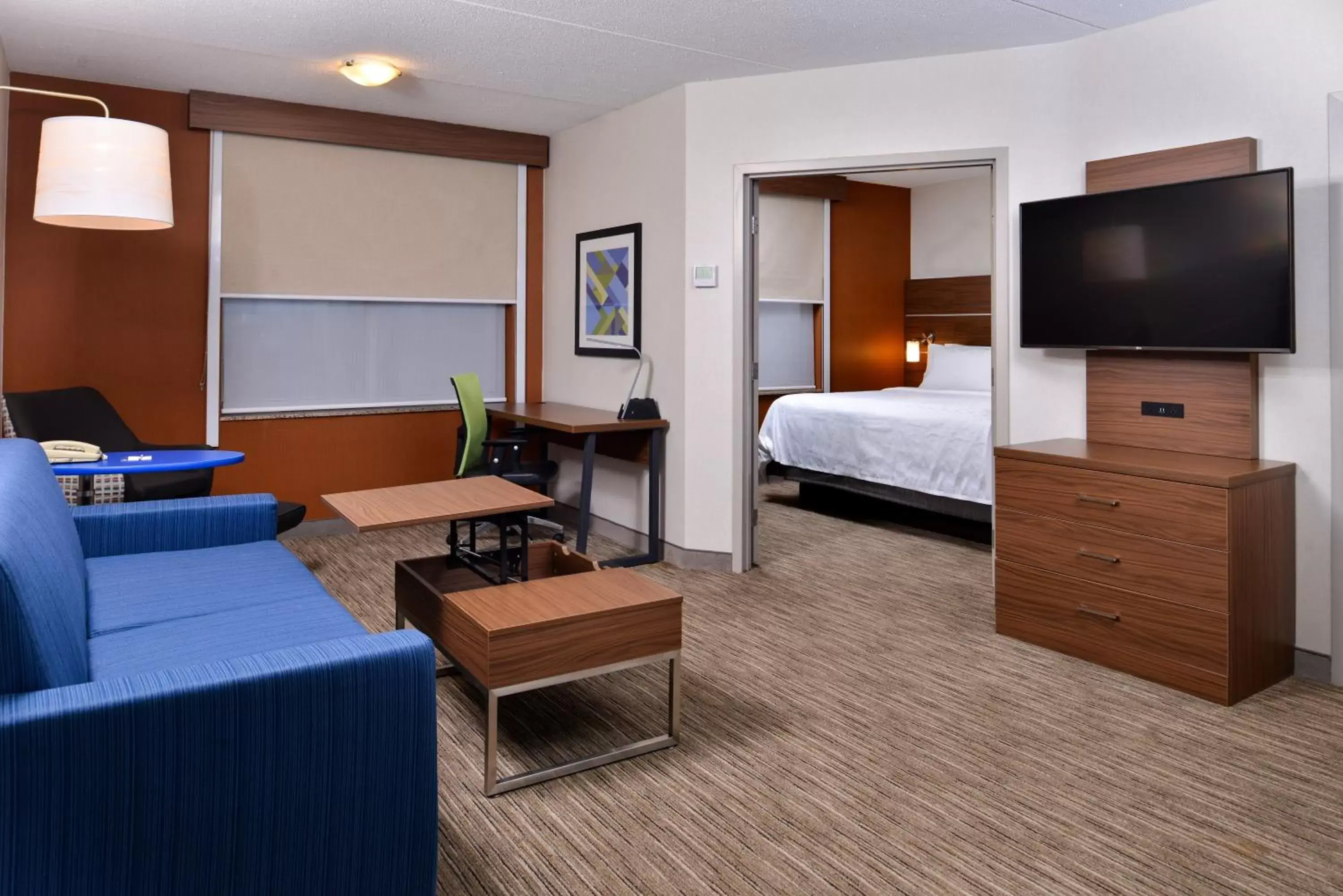Photo of the whole room, Bed in Holiday Inn Express & Suites Buffalo Downtown by IHG Photo of the whole room, Bed in Holiday Inn Express & Suites Buffalo Downtown by IHG