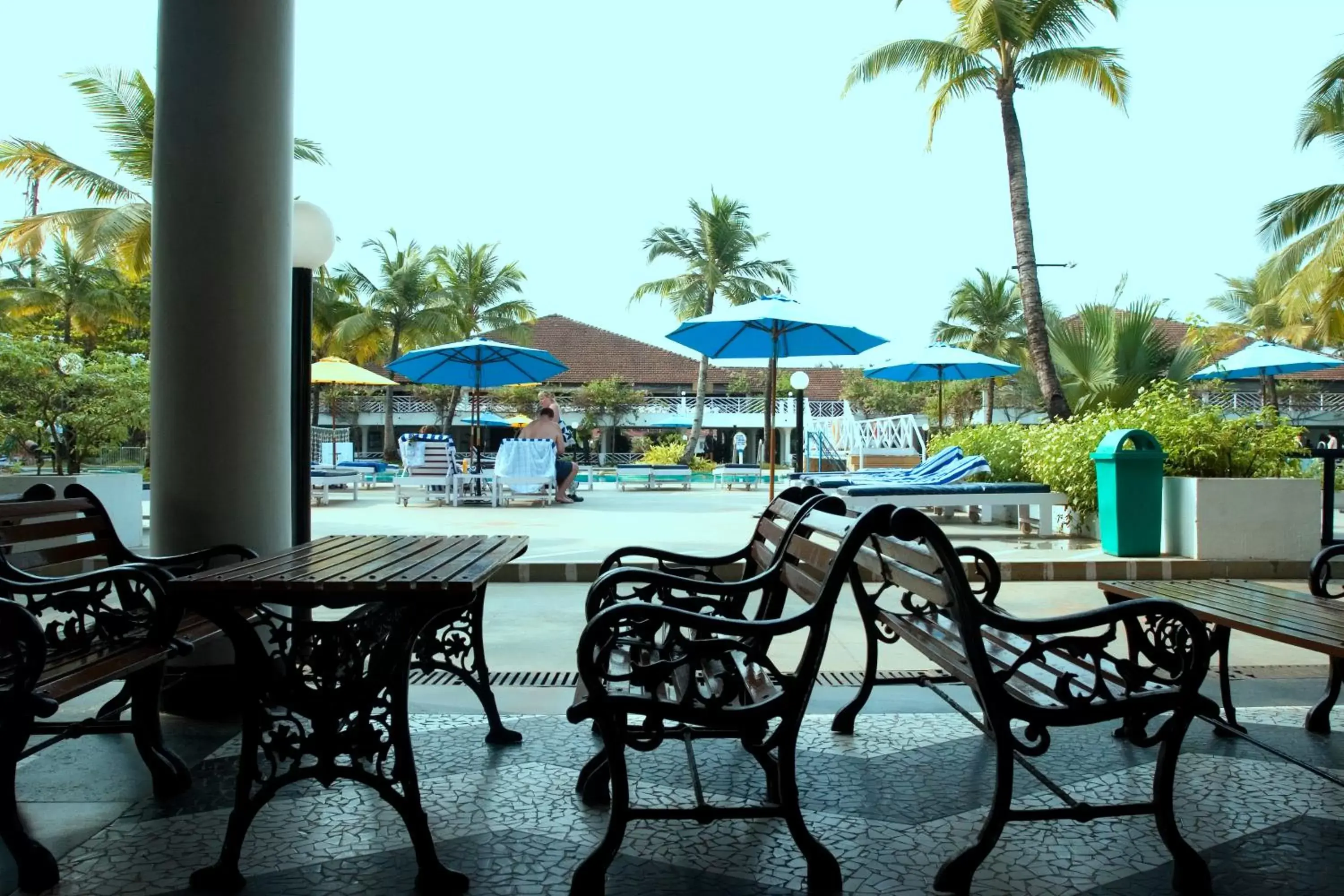 Patio, Swimming Pool in Novotel Goa Dona Sylvia Resort