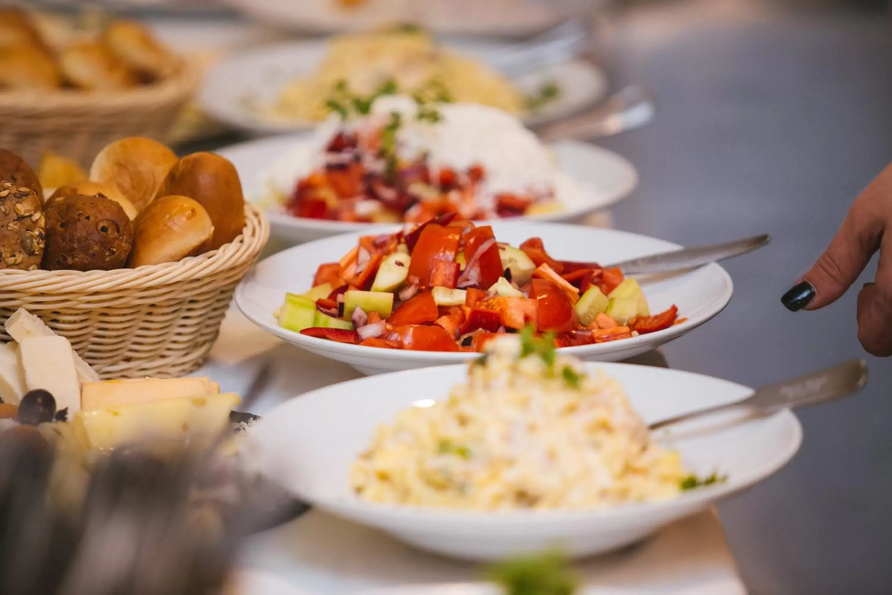 Buffet breakfast, Food in Hotel Heritage