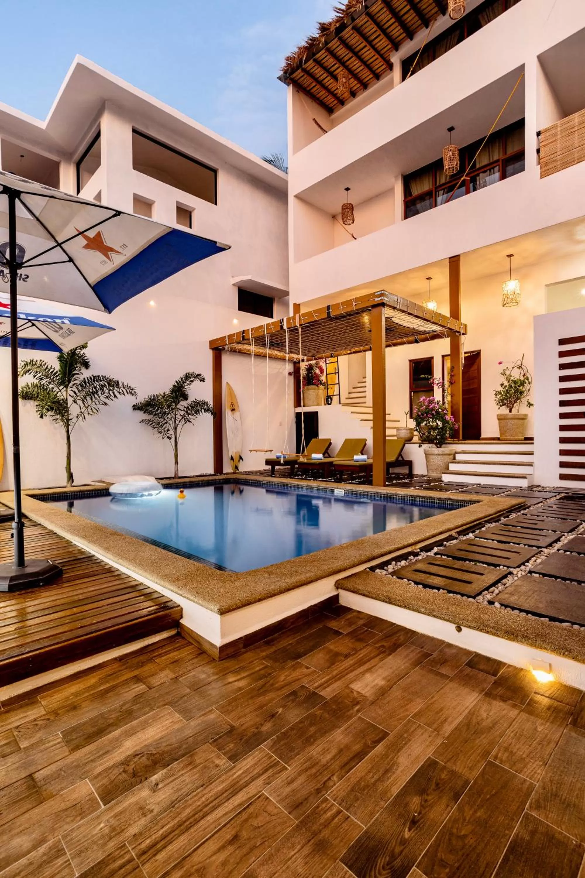 Pool view in Punta Kai Hotel & Hostal