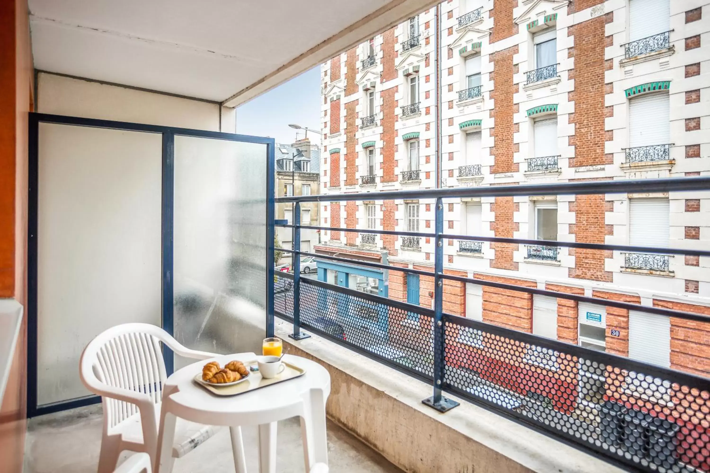 Balcony/Terrace in Zenitude Hôtel-Résidences Le Havre