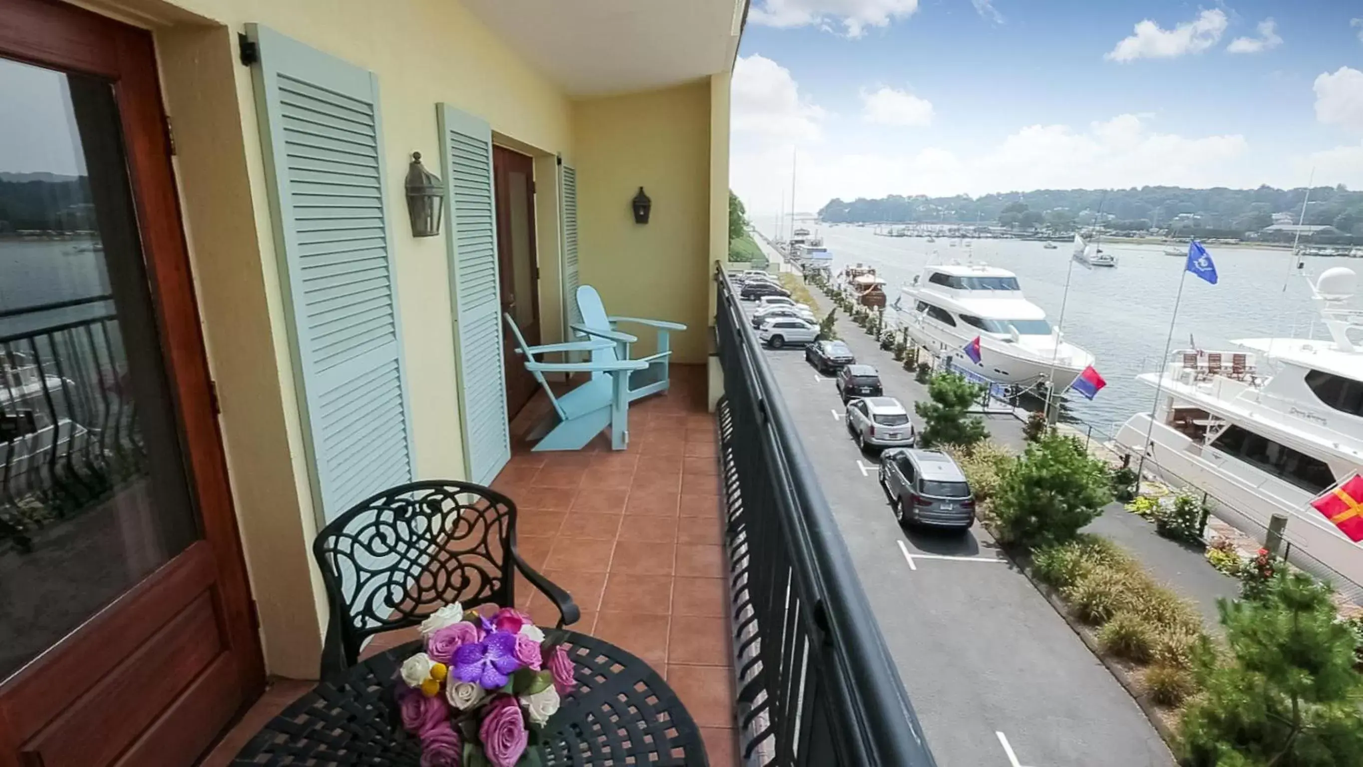 Balcony/Terrace in Delamar Greenwich Harbor