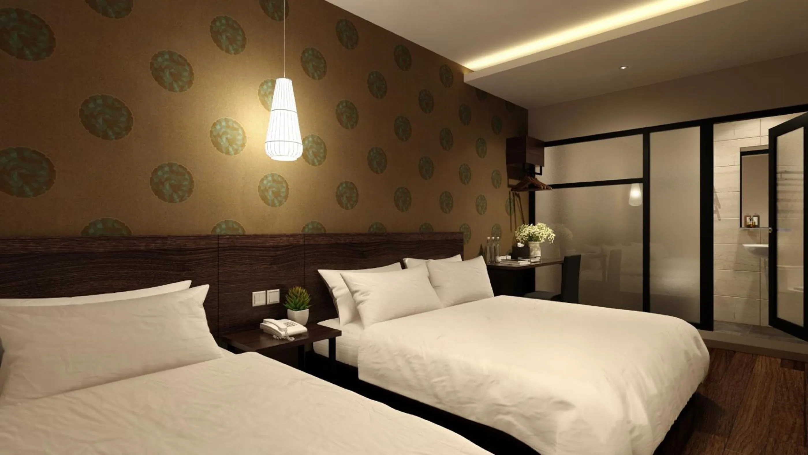 Bedroom, Bed in The Square Hotel