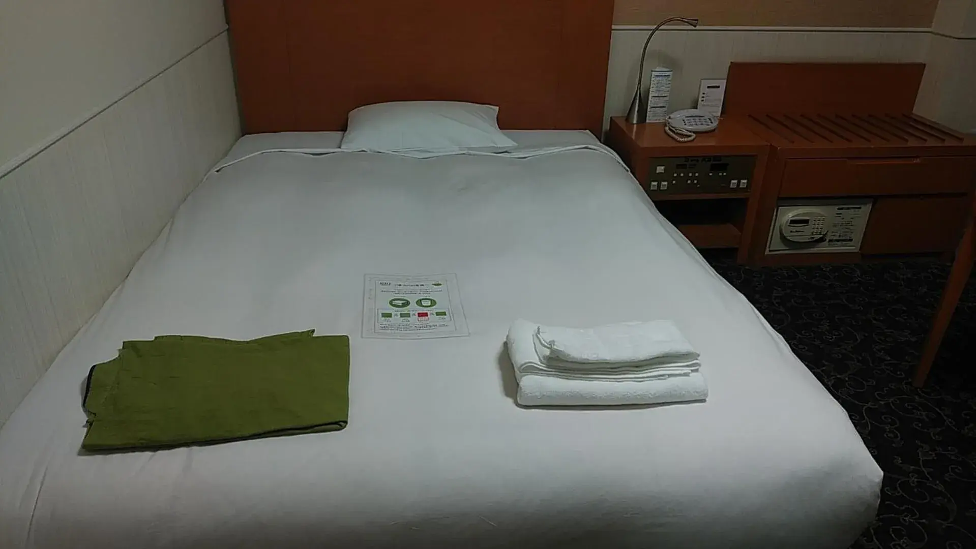 Bed in Hotel Paco Kushiro