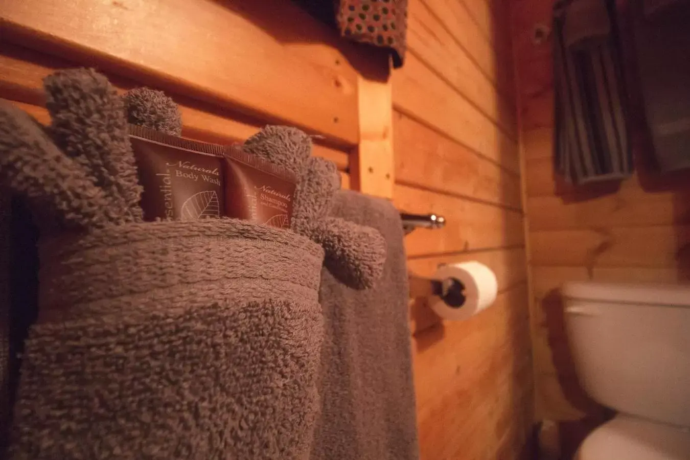 Bathroom in Katie's Cozy Cabins